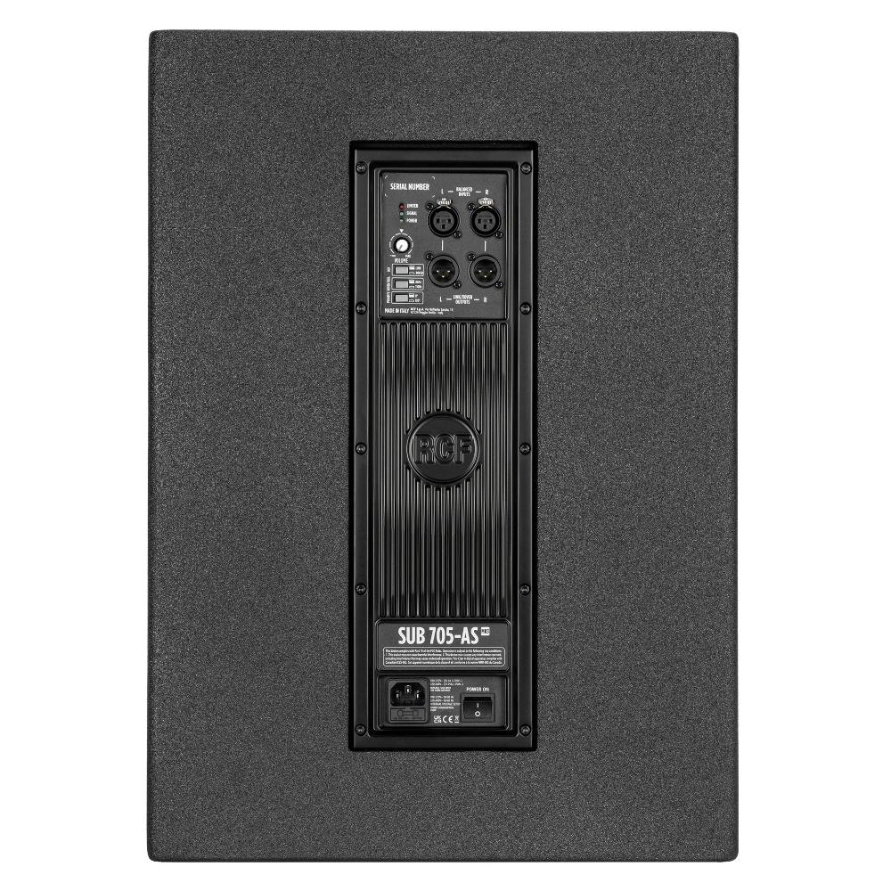 RCF SUB 705-AS MK3 - Active 1400W 15" Subwoofer, rear
