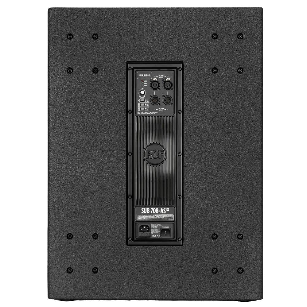RCF SUB 708-AS MK3 - Active 1400W 18" Subwoofer, rear
