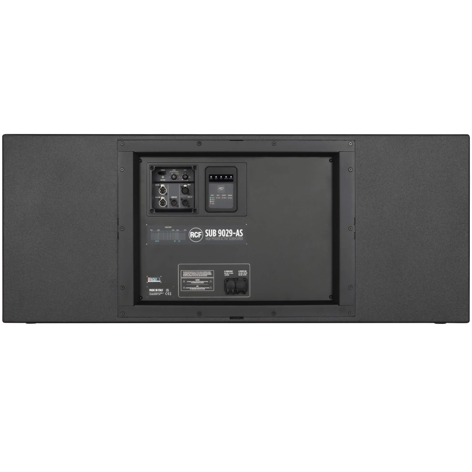 RCF SUB 9029-AS - Active 8000W Dual 19" Subwoofer, back