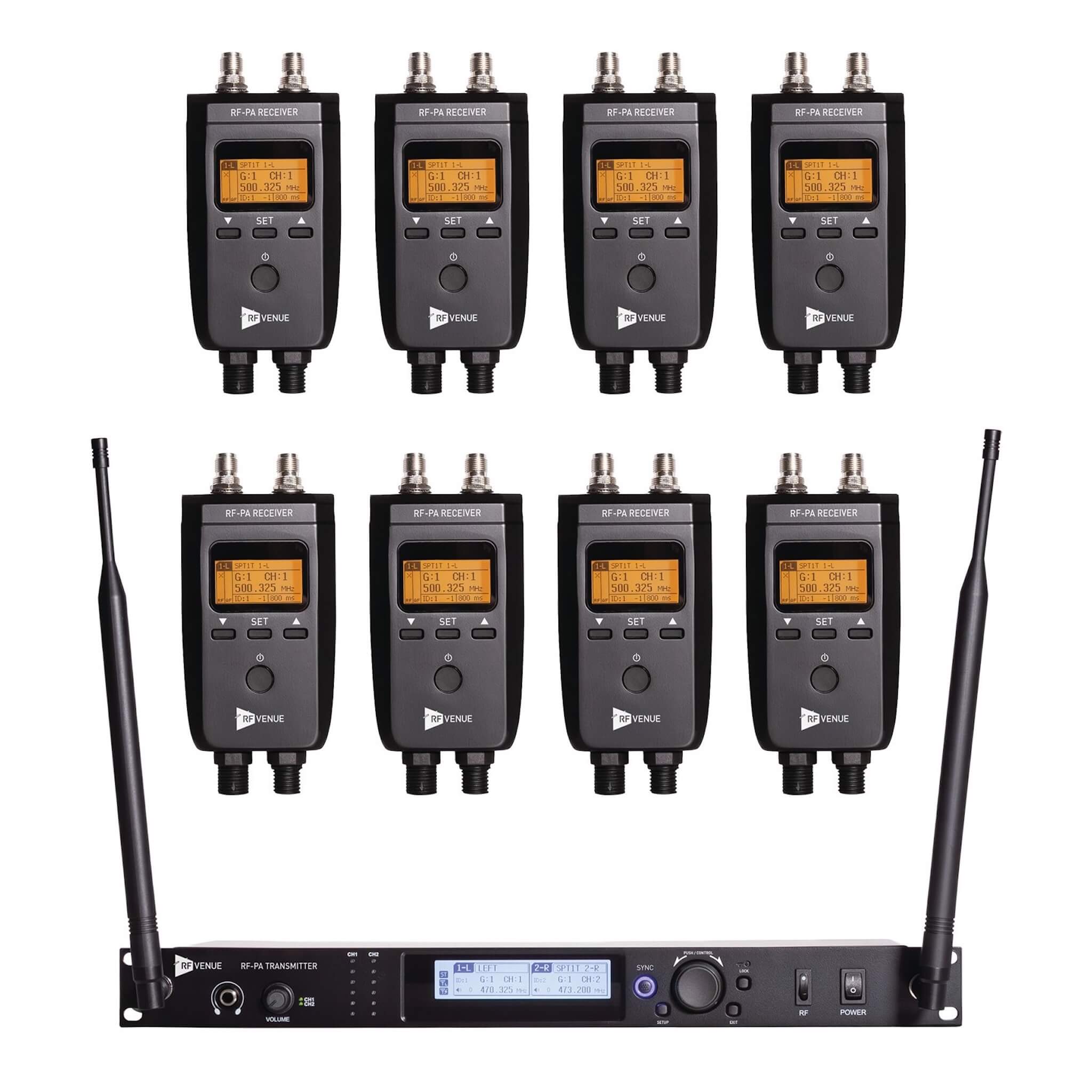 RF Venue RF-PA-8PACK - RF PA Wireless Extension Kit, 8 Pack