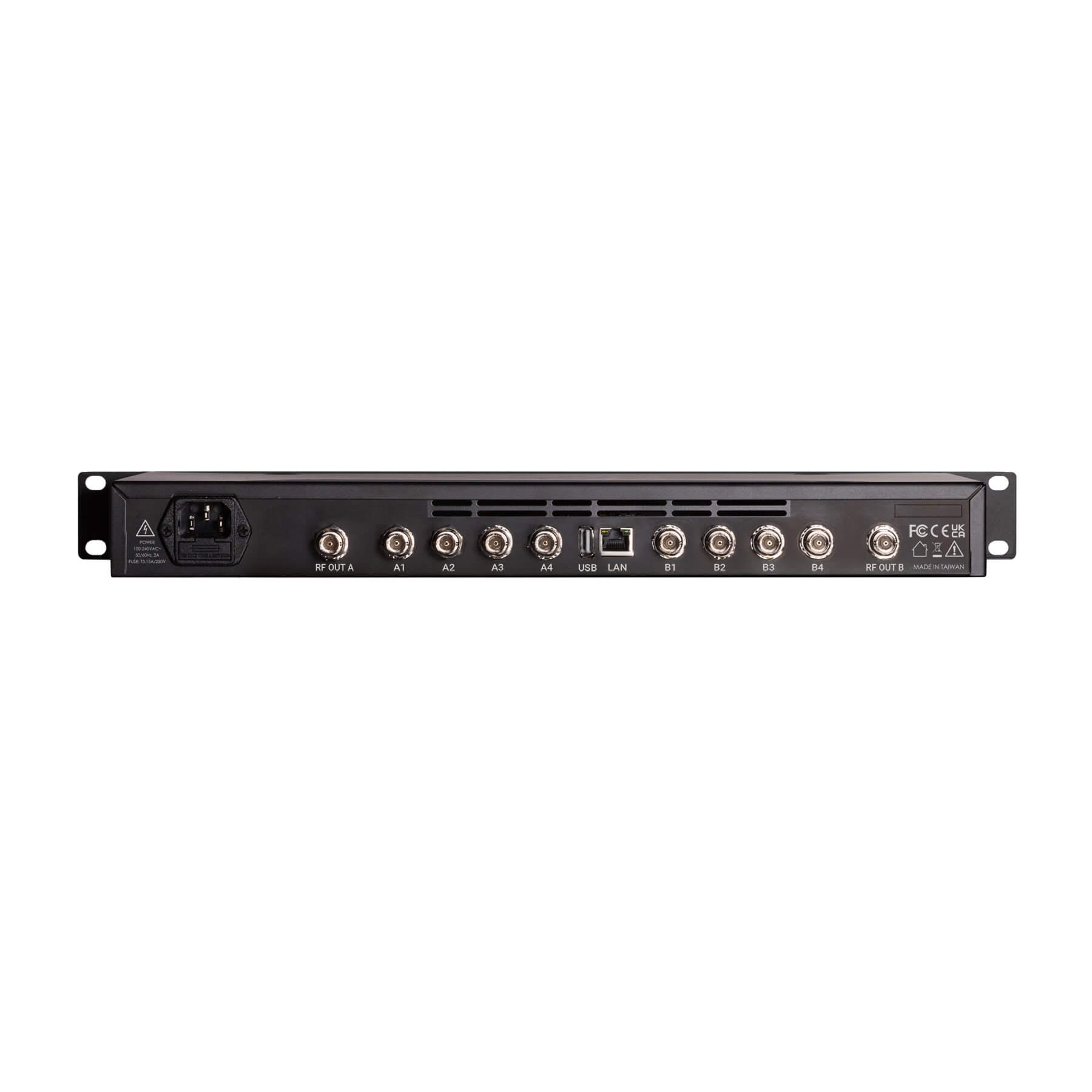 RF Venue 4ZONE-NETWORK - Network Multi-Zone Antenna Combiner, rear