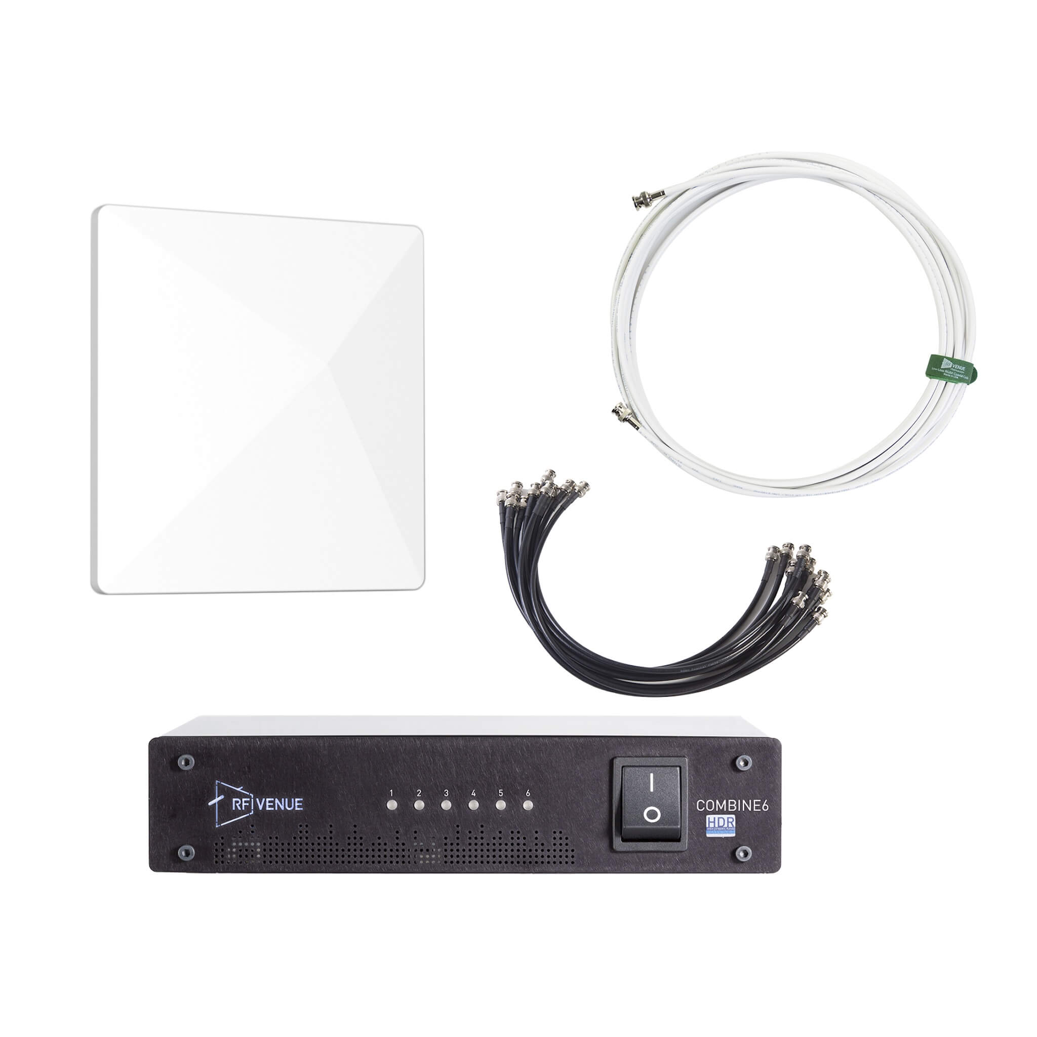 RF Venue COMB6CP-ARC - 6-Channel IEM Pack, CP Architectural Antenna