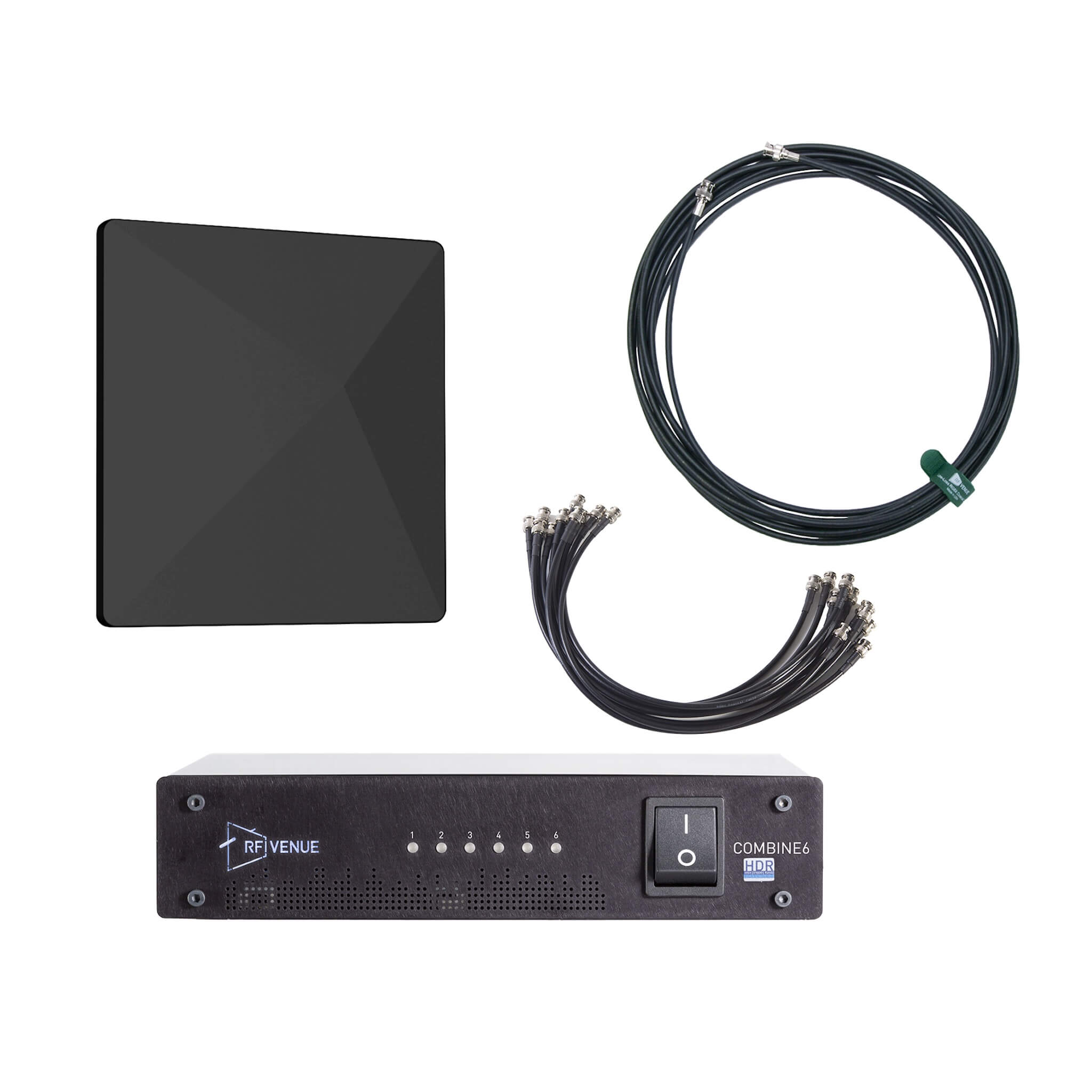 RF Venue COMB6CP-ARCB - 6-Channel IEM Pack, CP Architectural Antenna