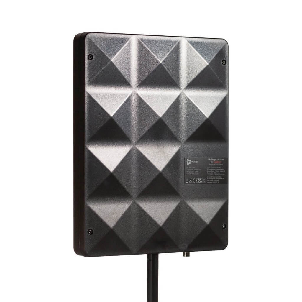 RF Venue CP-STAGE - Circularly Polarized Antenna for Wireless Systems, back