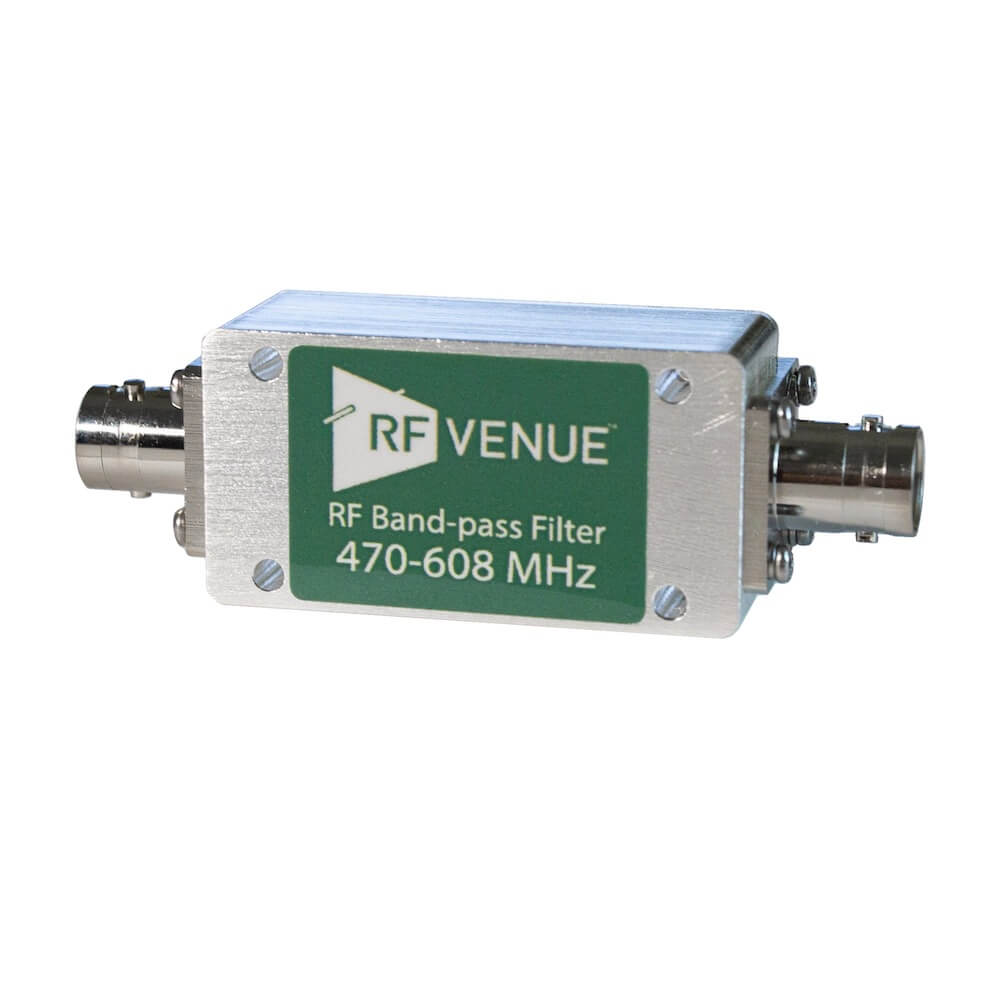 RF Venue BPF470T608 Band-pass Filter 470-608 MHz