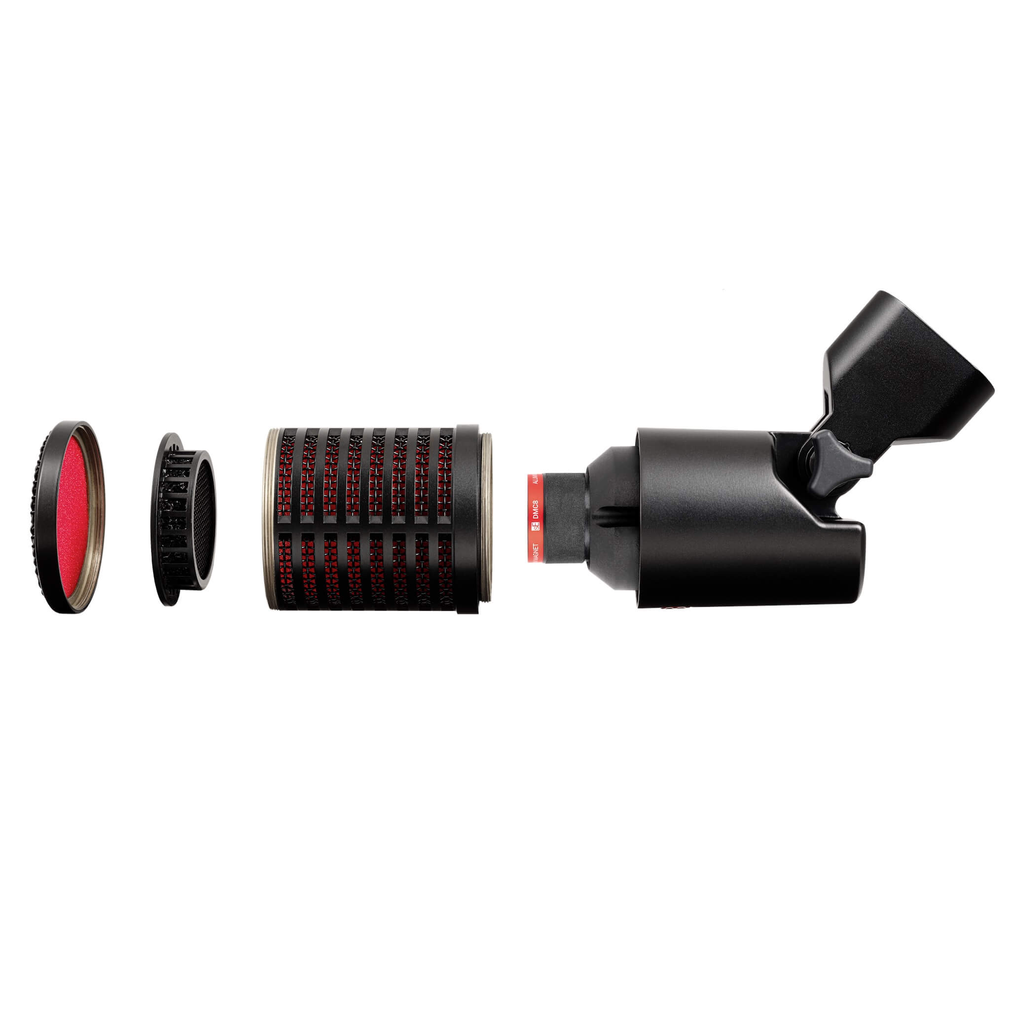 sE Electronics DynaCaster DCM8 - Dynamic Broadcast Microphone, components
