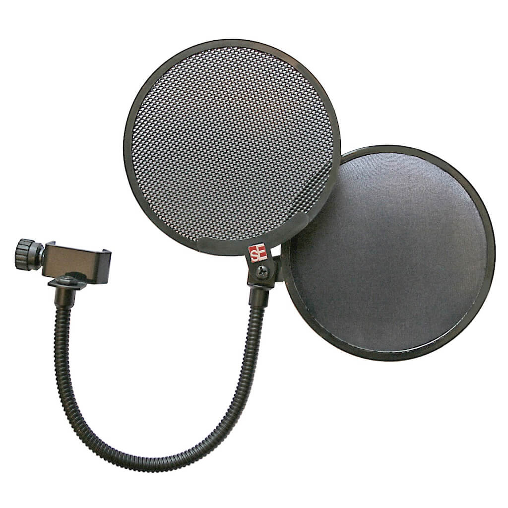 sE Electronics Dual Pro Pop Filter - Metal and Fabric Pop Shields
