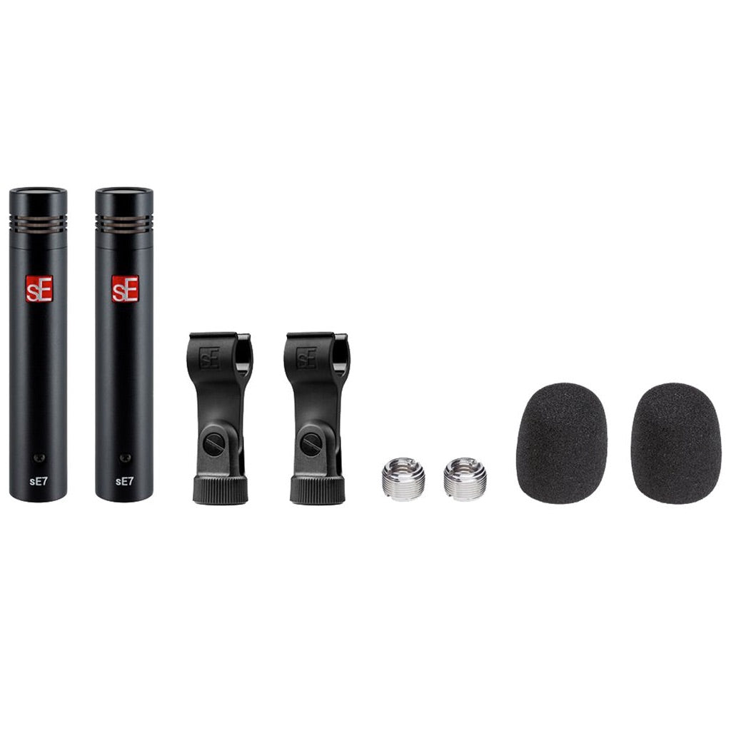sE Electronics sE7 SP - Matched Pair of sE7 Microphones and Clips