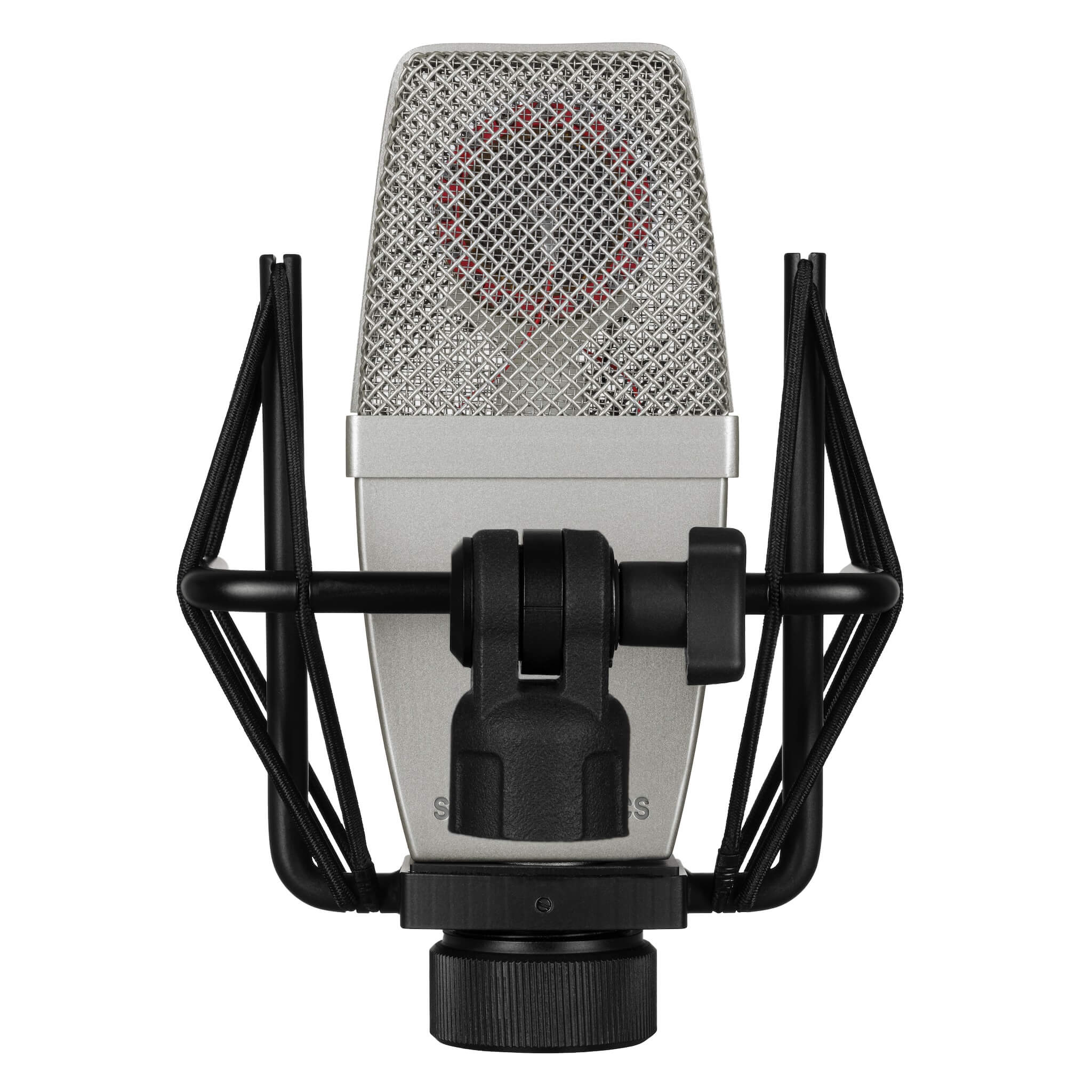 sE Electronics T2 - Multi Pattern Large Diaphragm Microphone with Titanium Capsule, shockmount rear