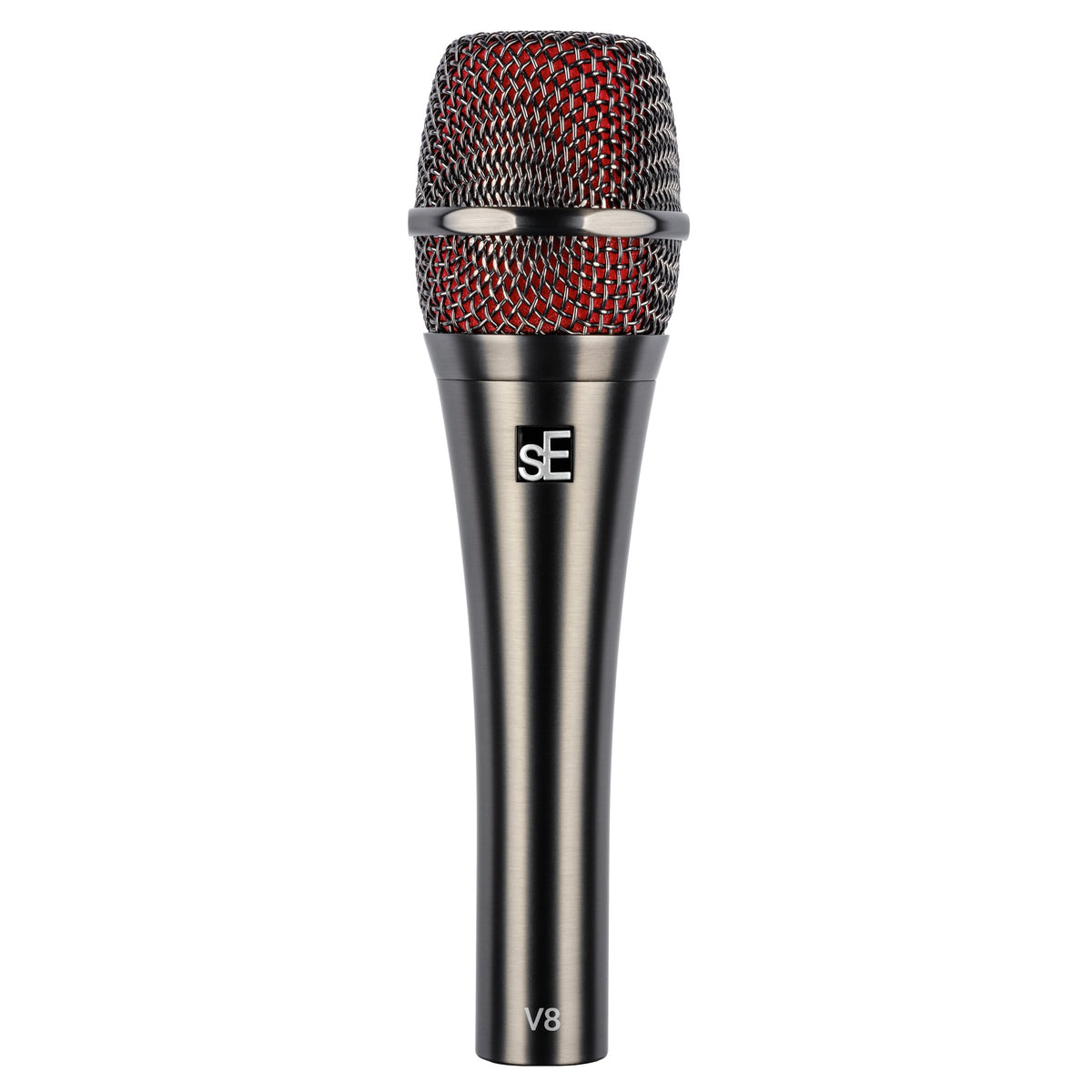 sE Electronics V8 - Premium Supercardioid Dynamic Vocal Microphone, Graphite Gray