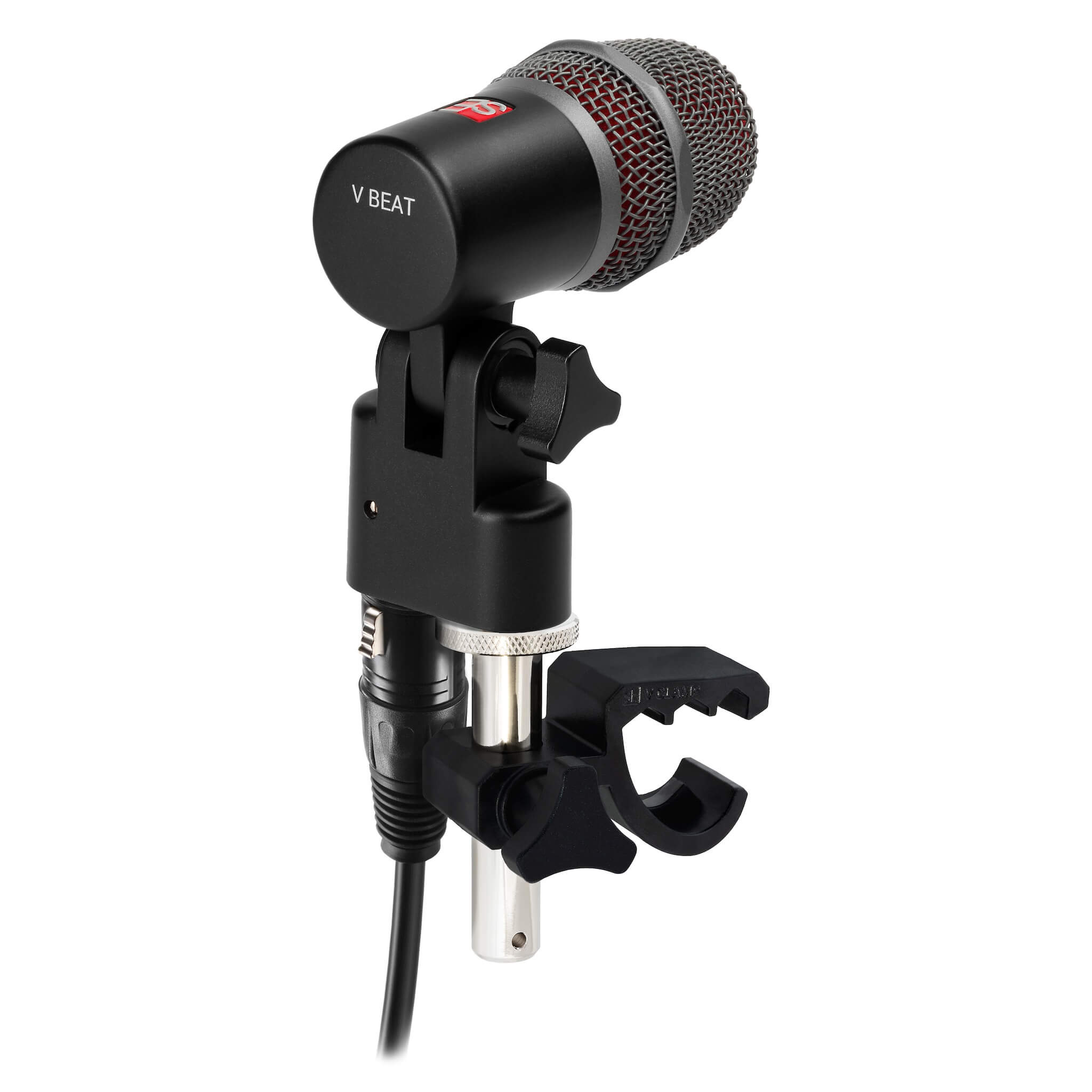 sE Electronics V Clamp - Drum Microphone Mount, with V Beat cable