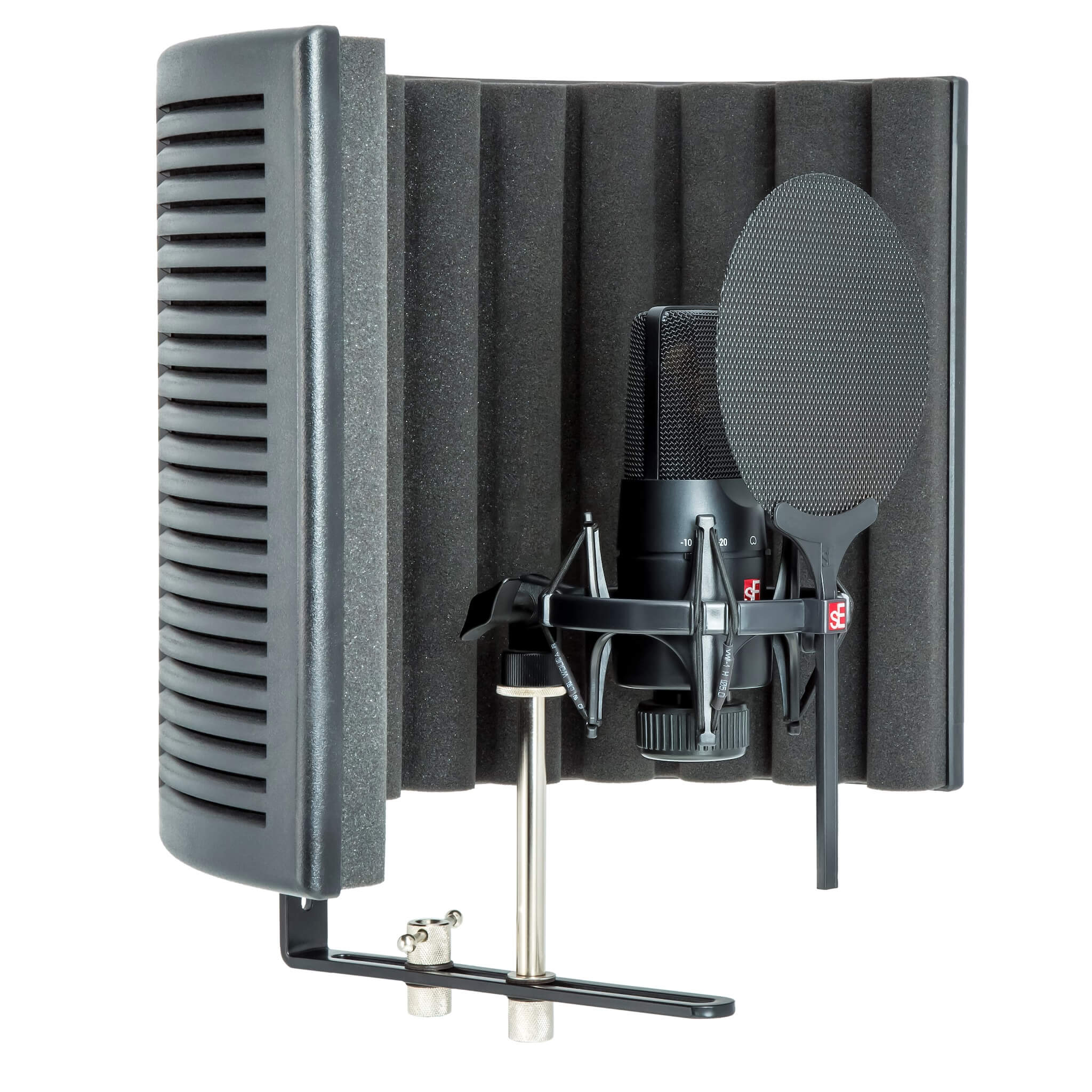 sE Electronics X1 S Studio Bundle - Microphone, Filter, Shockmount and Cable, angle