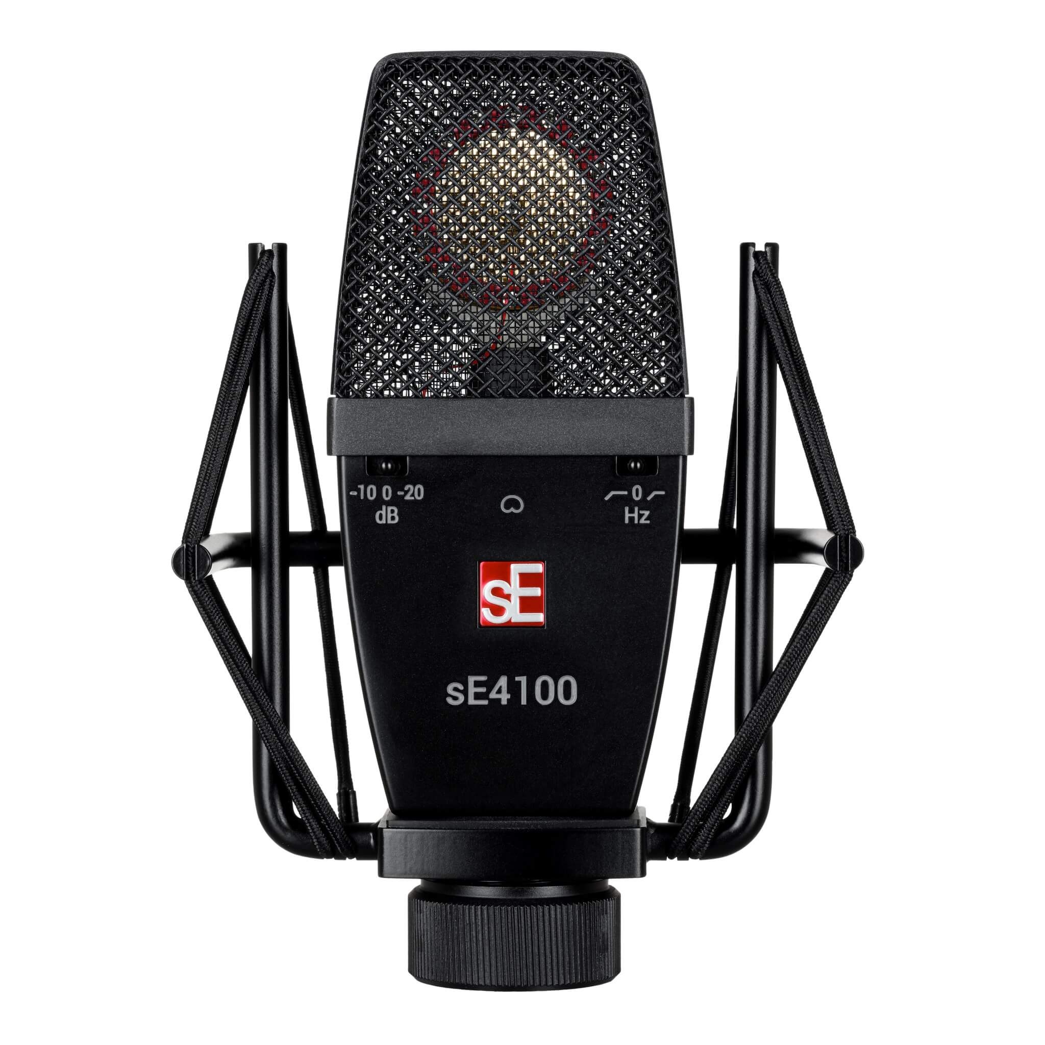 sE Electronics sE4100 - Large Diaphragm Vintage Cardioid Microphone, shockmount