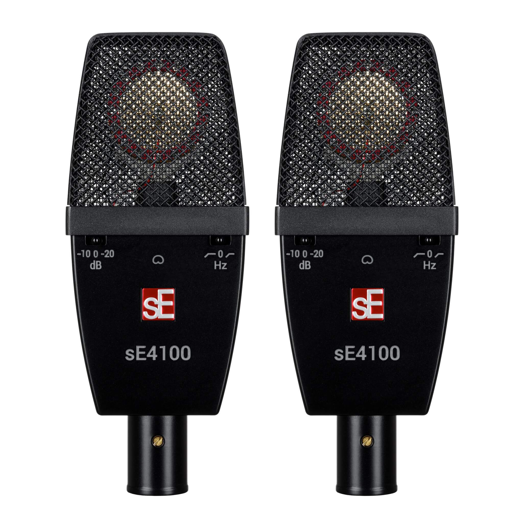 sE Electronics sE4100 (P) - Factory Matched Pair of sE4100 Microphones, front