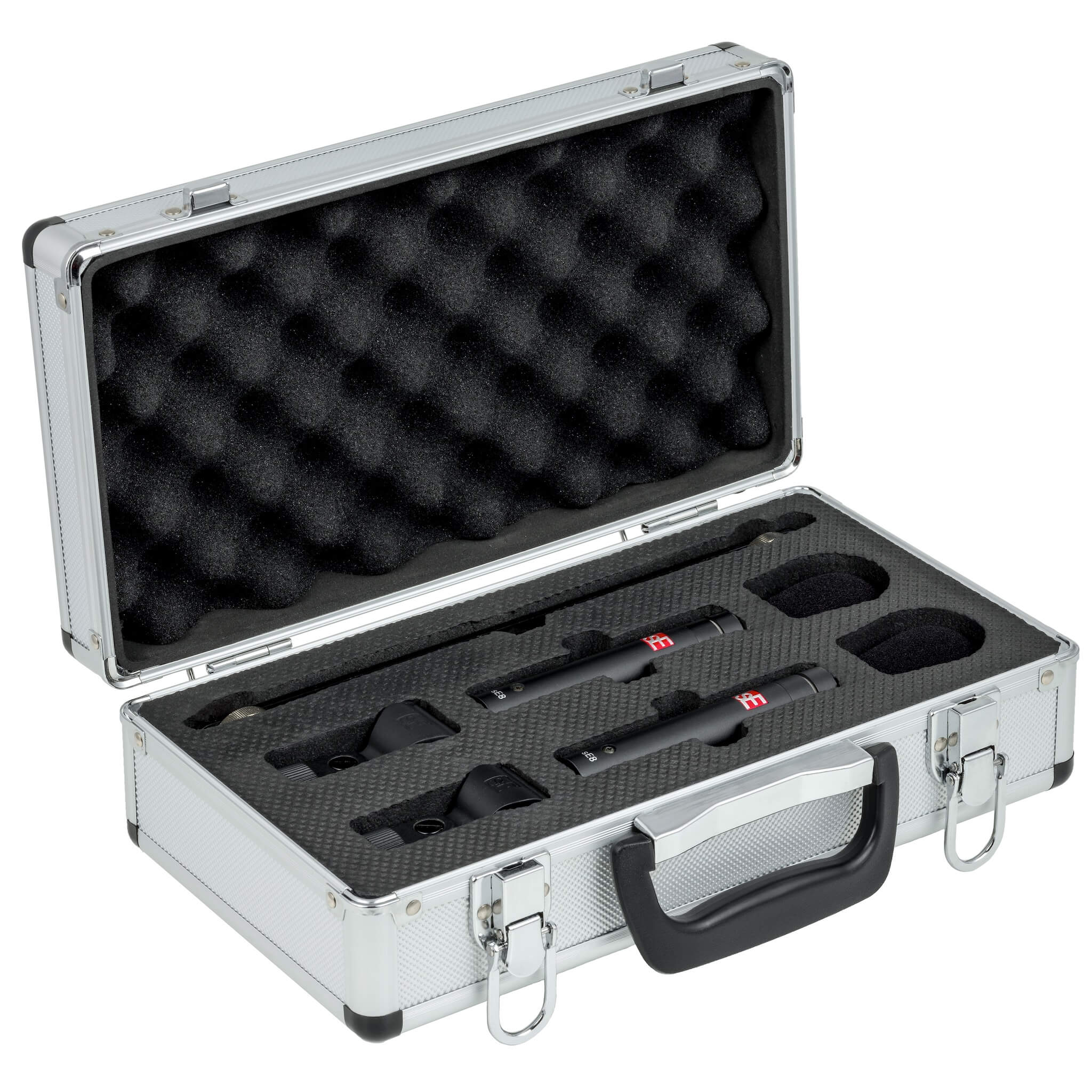 sE Electronics sE8 SP - Factory Matched Pair of sE8 Microphones, open case