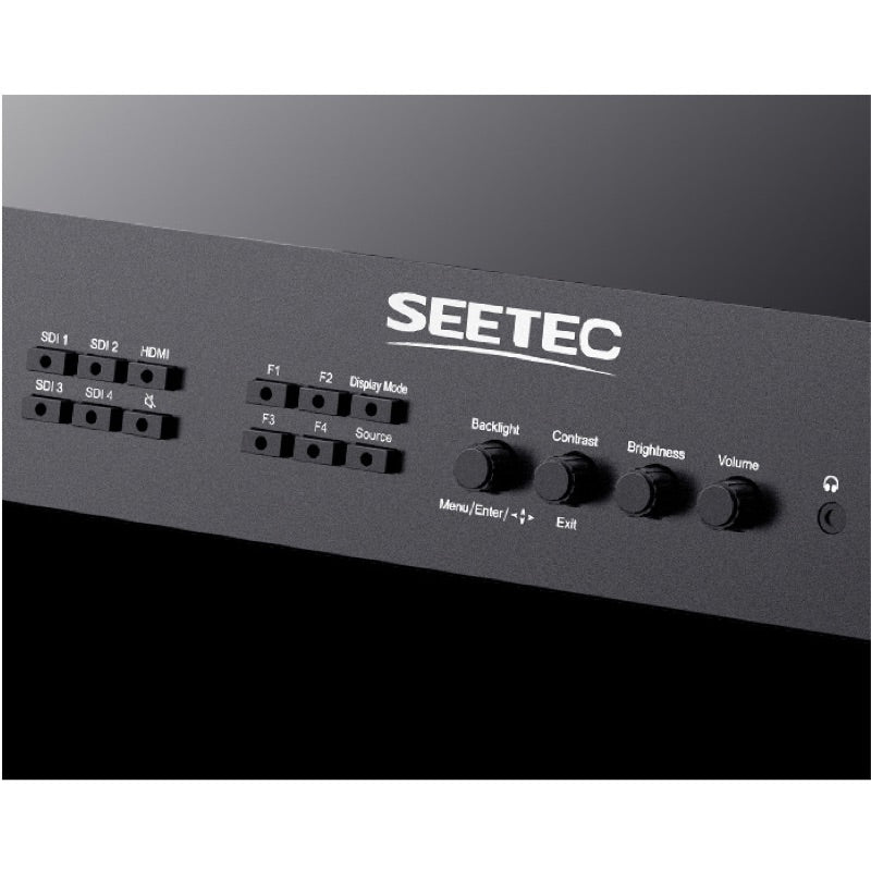Seetec ATEM156S - 15.6" Quad View Monitor with 4 3G-SDI In/Out, buttons