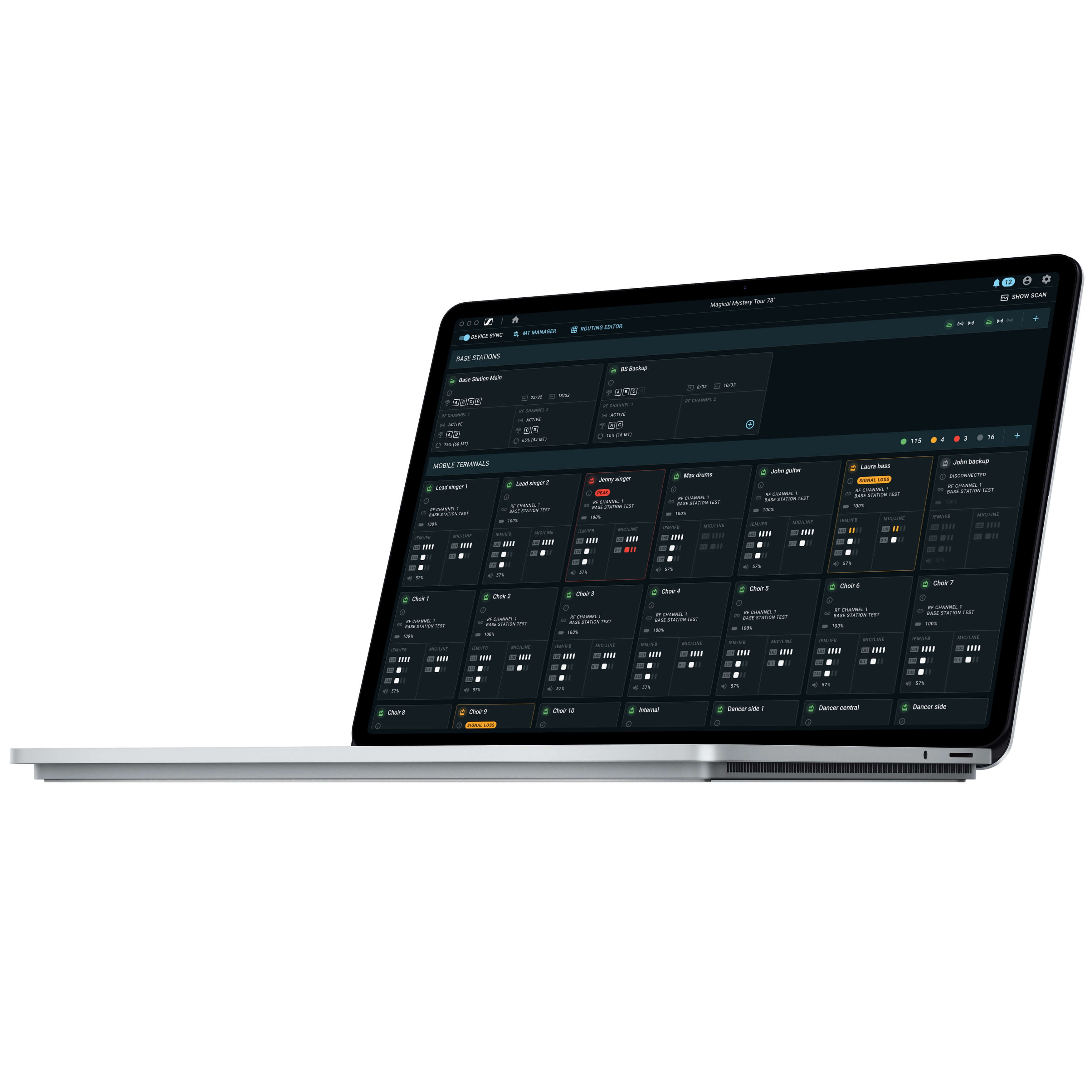 Sennheiser Spectera LinkDesk laptop