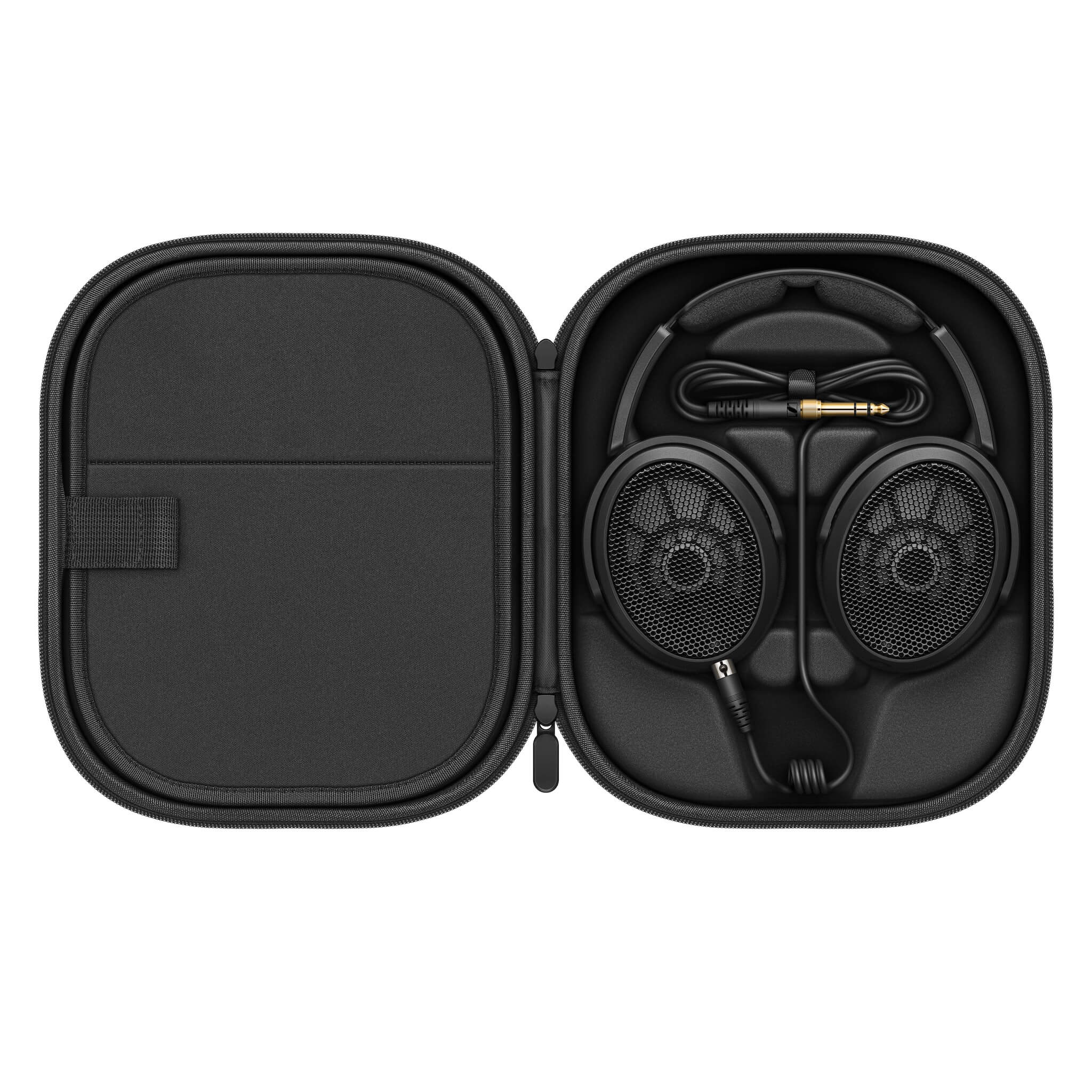 Sennheiser HD 490 PRO Plus - Professional Studio Reference Headphones, case open