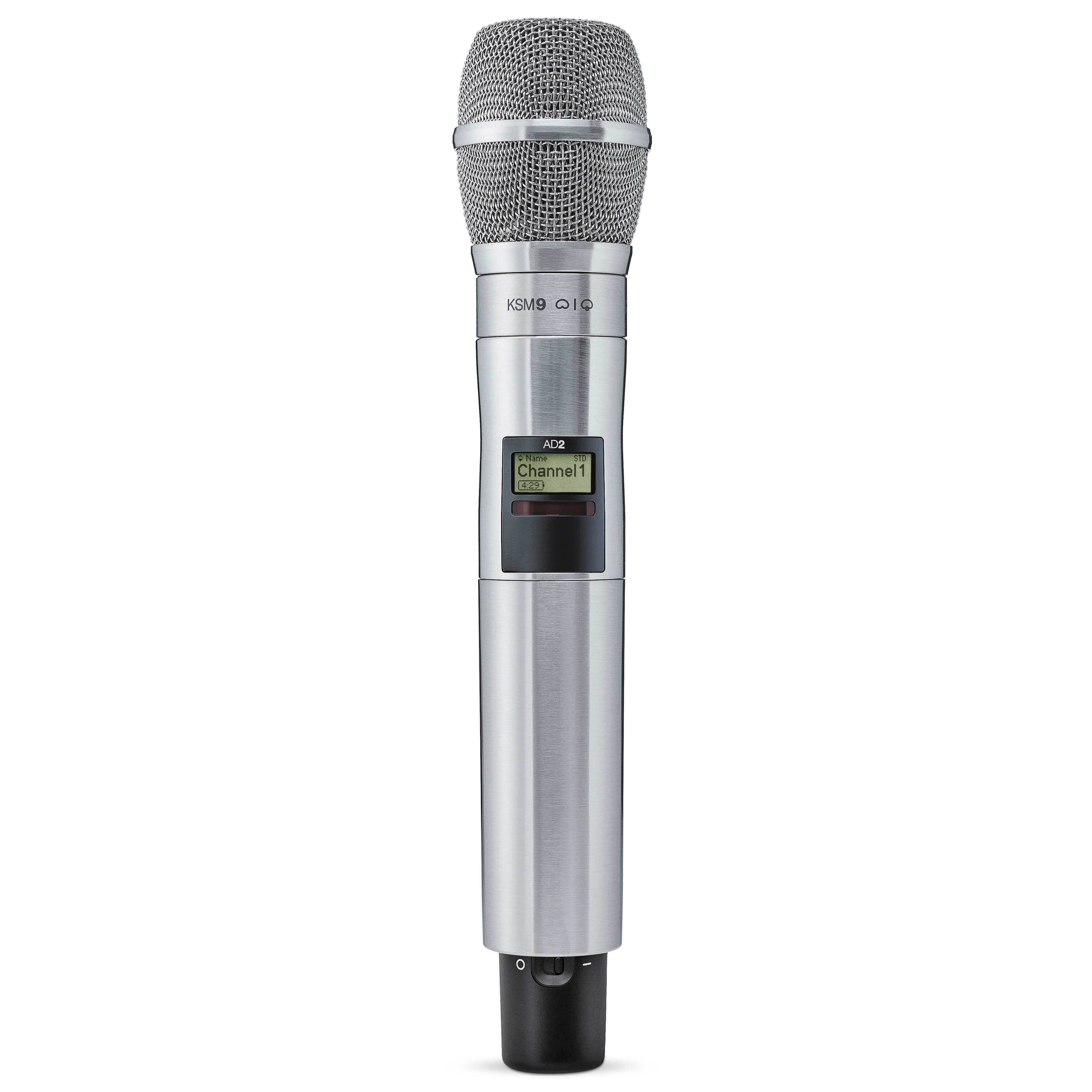 Shure AD2/KSM9 - Axient Digital Wireless Handheld Transmitter, nickel