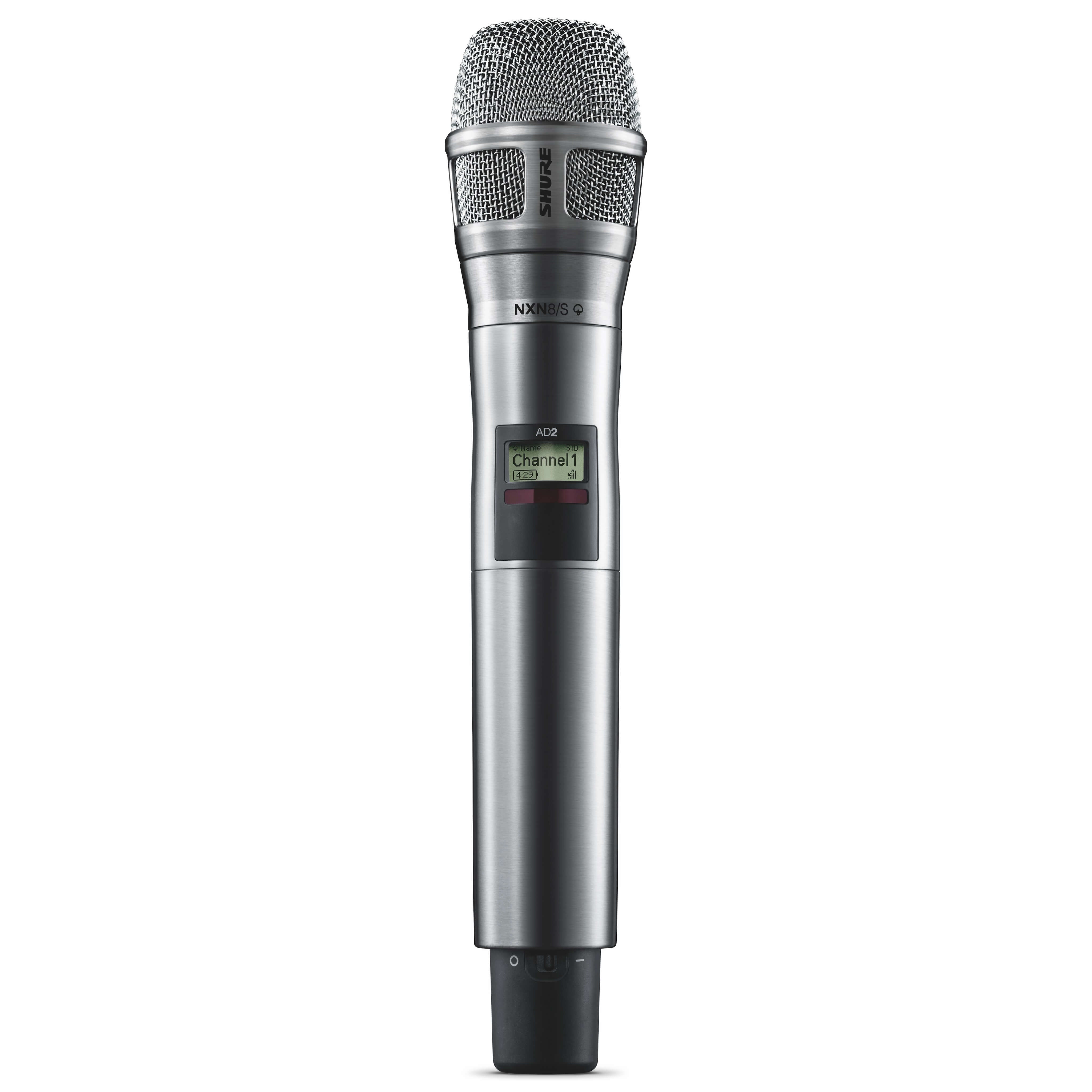 Shure AD2/N8S - Axient Digital Wireless Handheld Transmitter, nickel