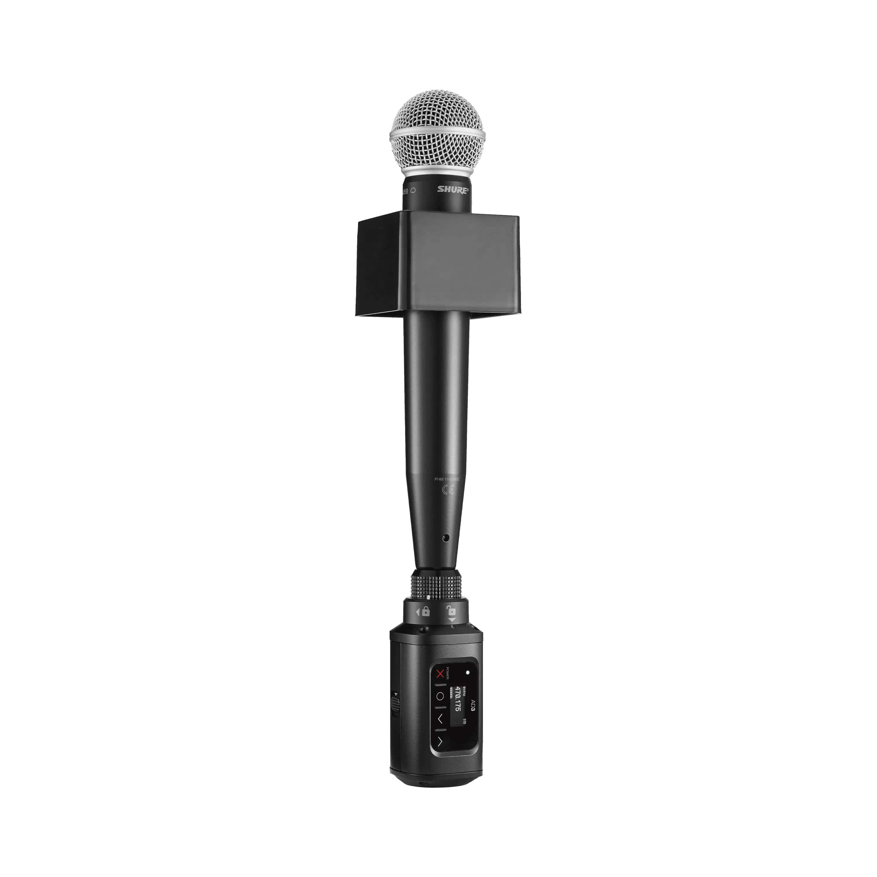 Shure AD3 - Axient Digital Wireless Plug-On Transmitter, handheld mic