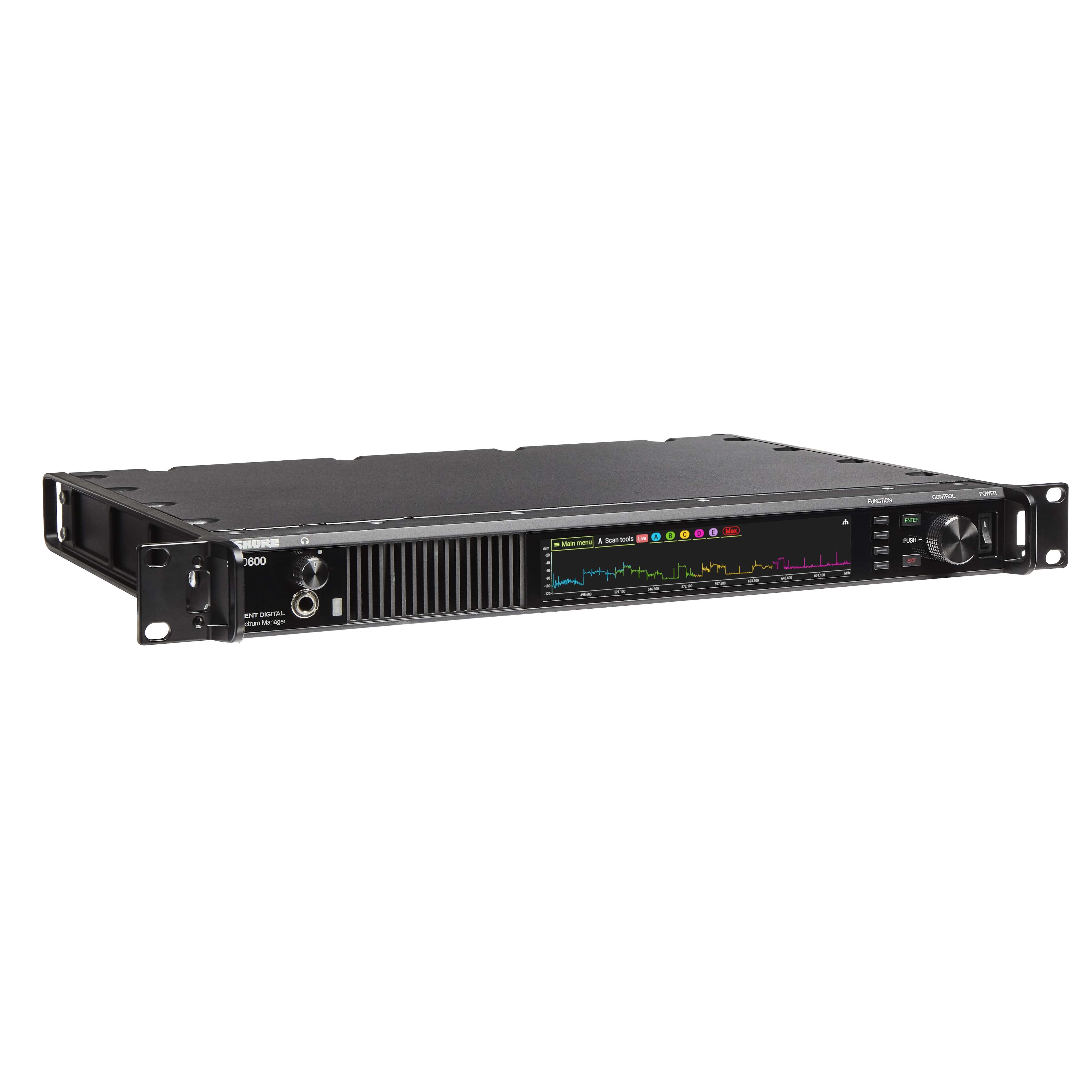 Shure AD600 - Axient Digital Wireless Spectrum Manager, angle right