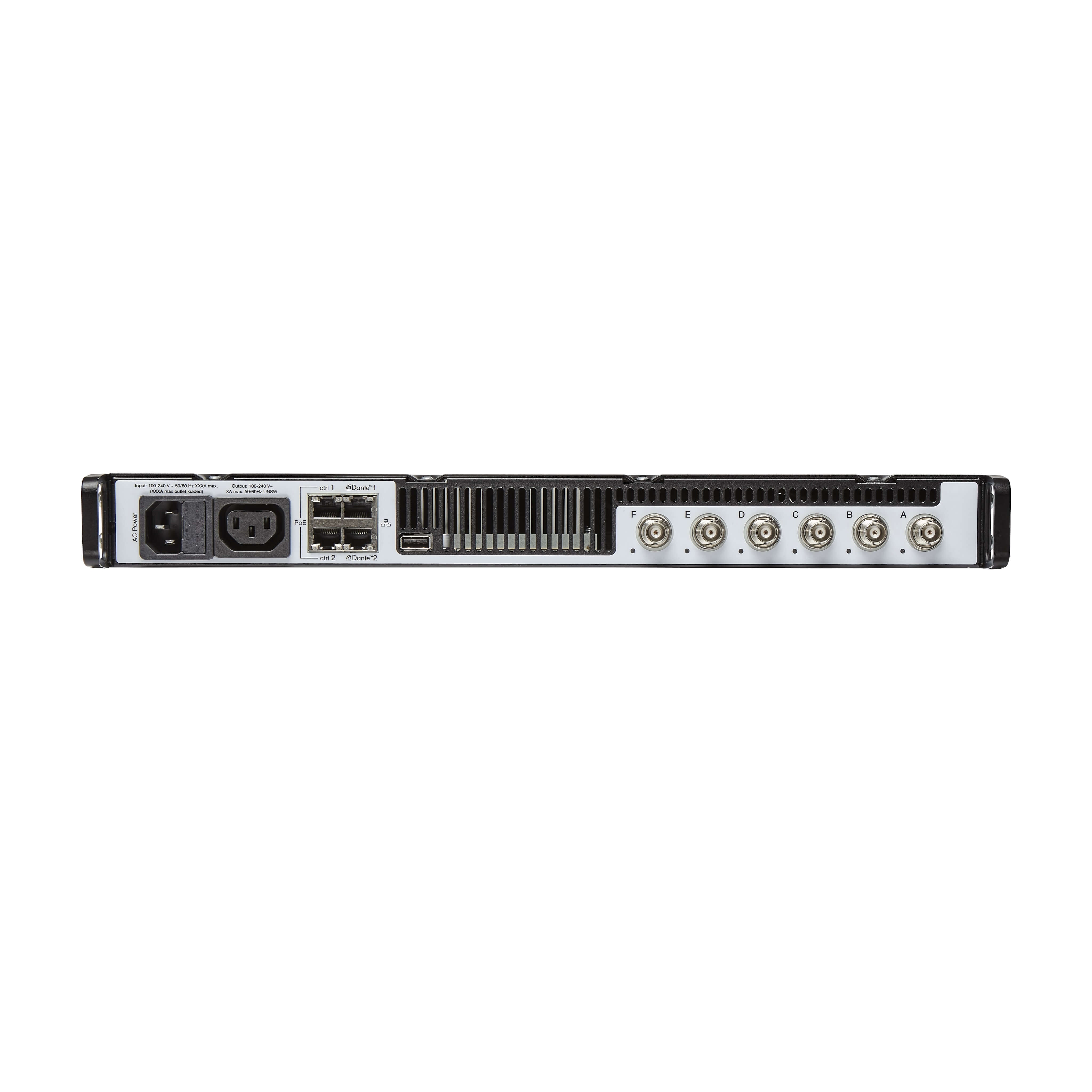 Shure AD600US - Axient Digital Wireless Spectrum Manager, rear