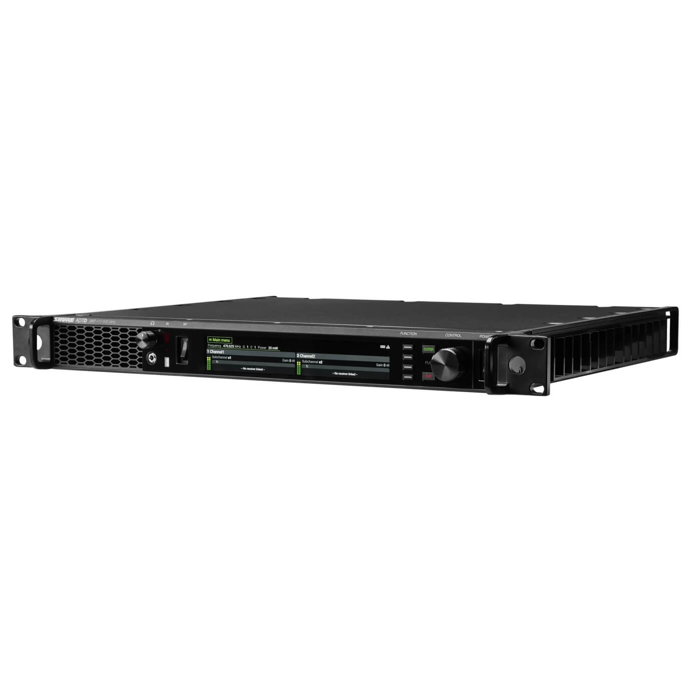 Shure ADTD Axient Digital PSM Wireless Dual Transmitter, angle