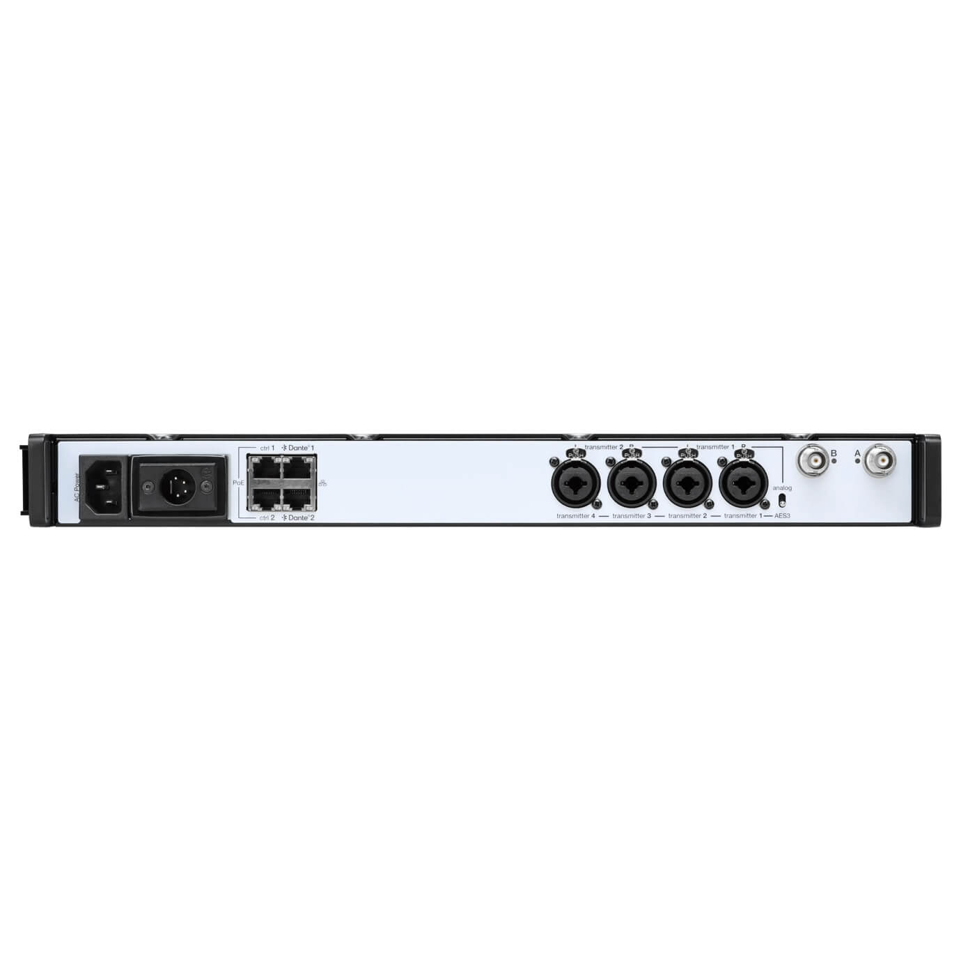 Shure ADTDDC Axient Digital PSM Wireless Dual Transmitter, rear