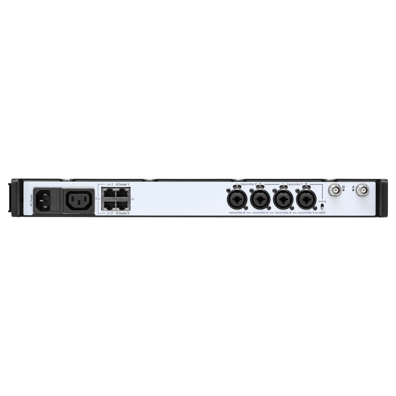 Shure ADTDUS Axient Digital PSM Wireless Dual Transmitter, rear
