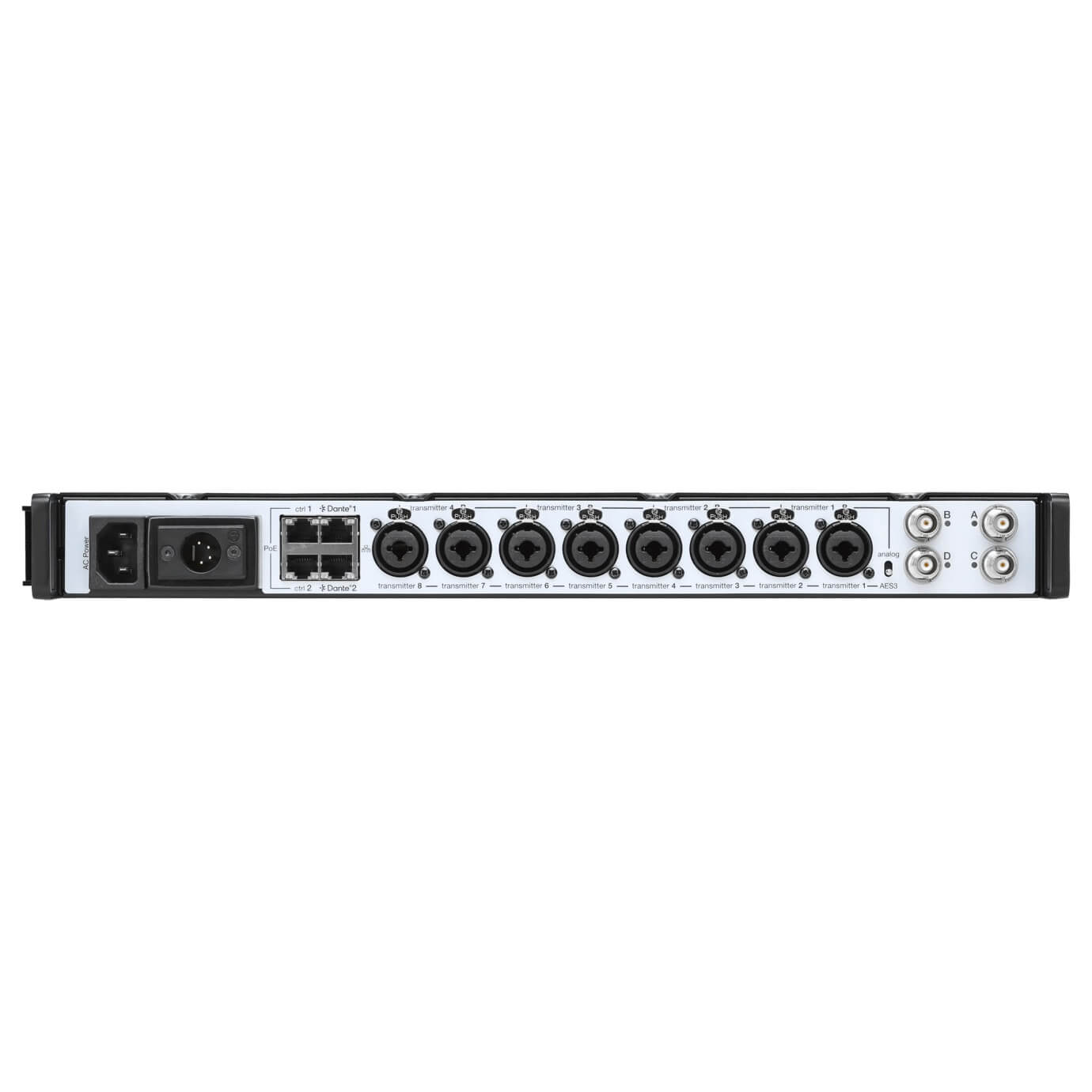 Shure ADTQDC Axient Digital PSM Wireless Quad Transmitter, rear