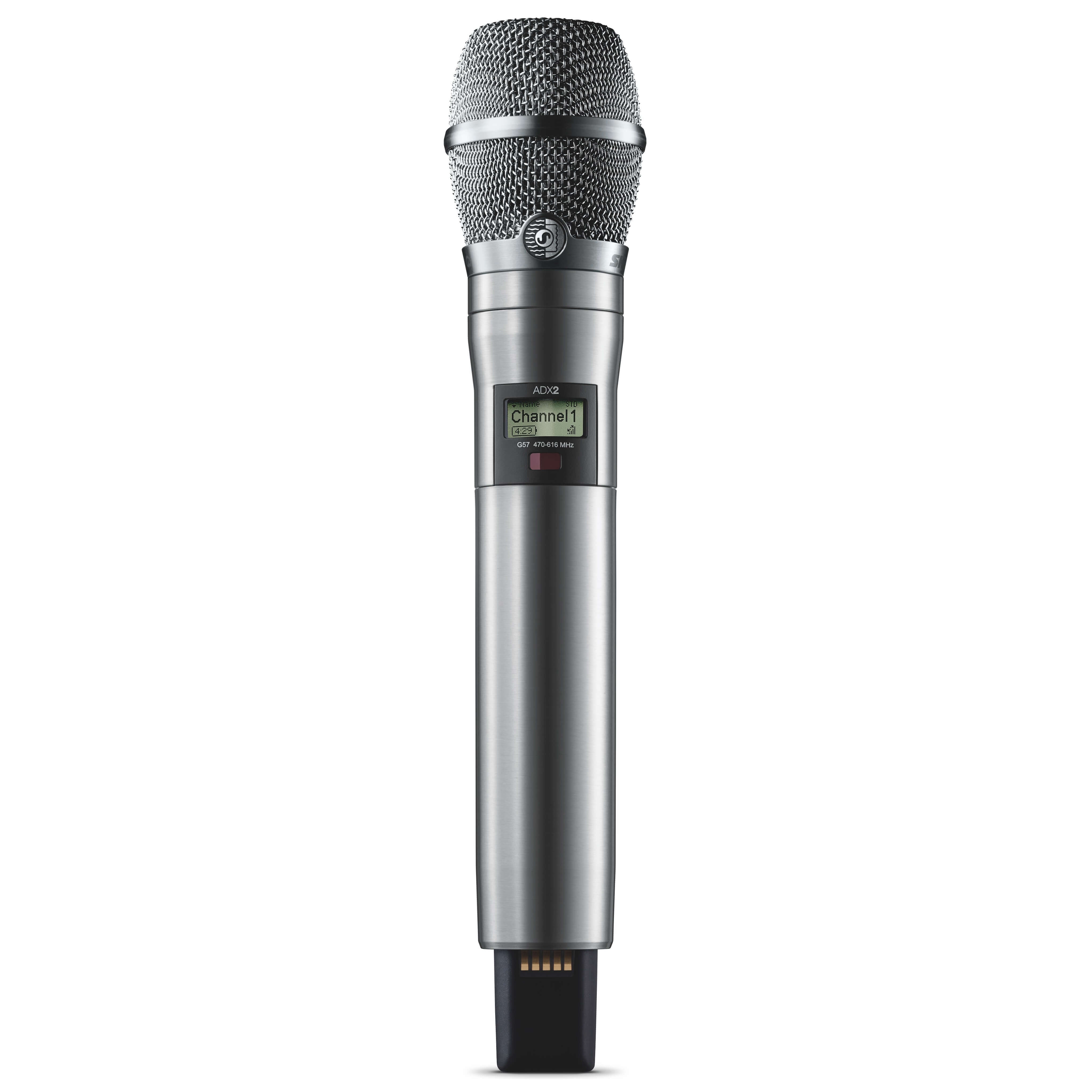 Shure ADX2/K11 - Axient Digital Wireless Handheld Transmitter, nickel