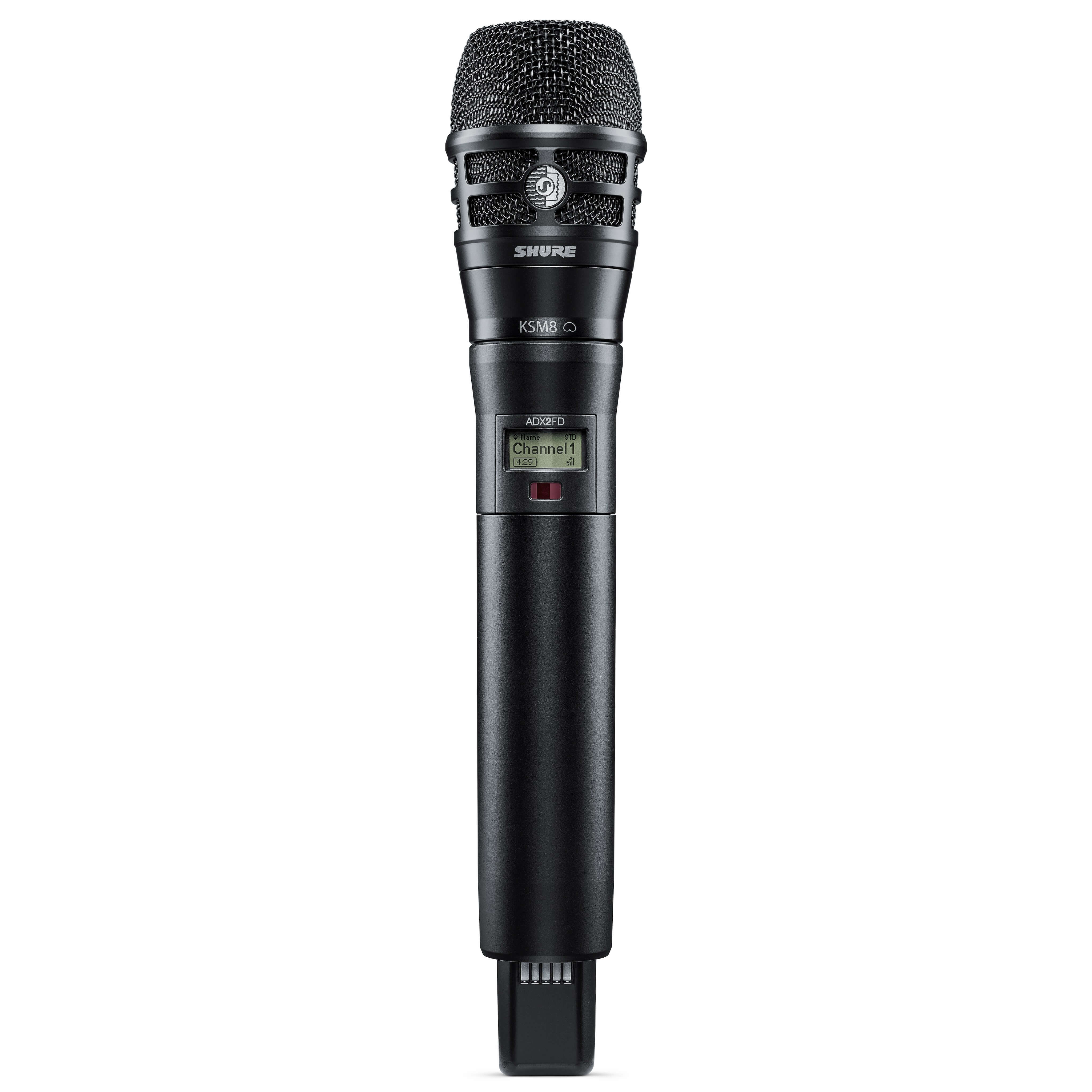 Shure ADX2FD/K8 - Axient Frequency Diversity Handheld Transmitter, black