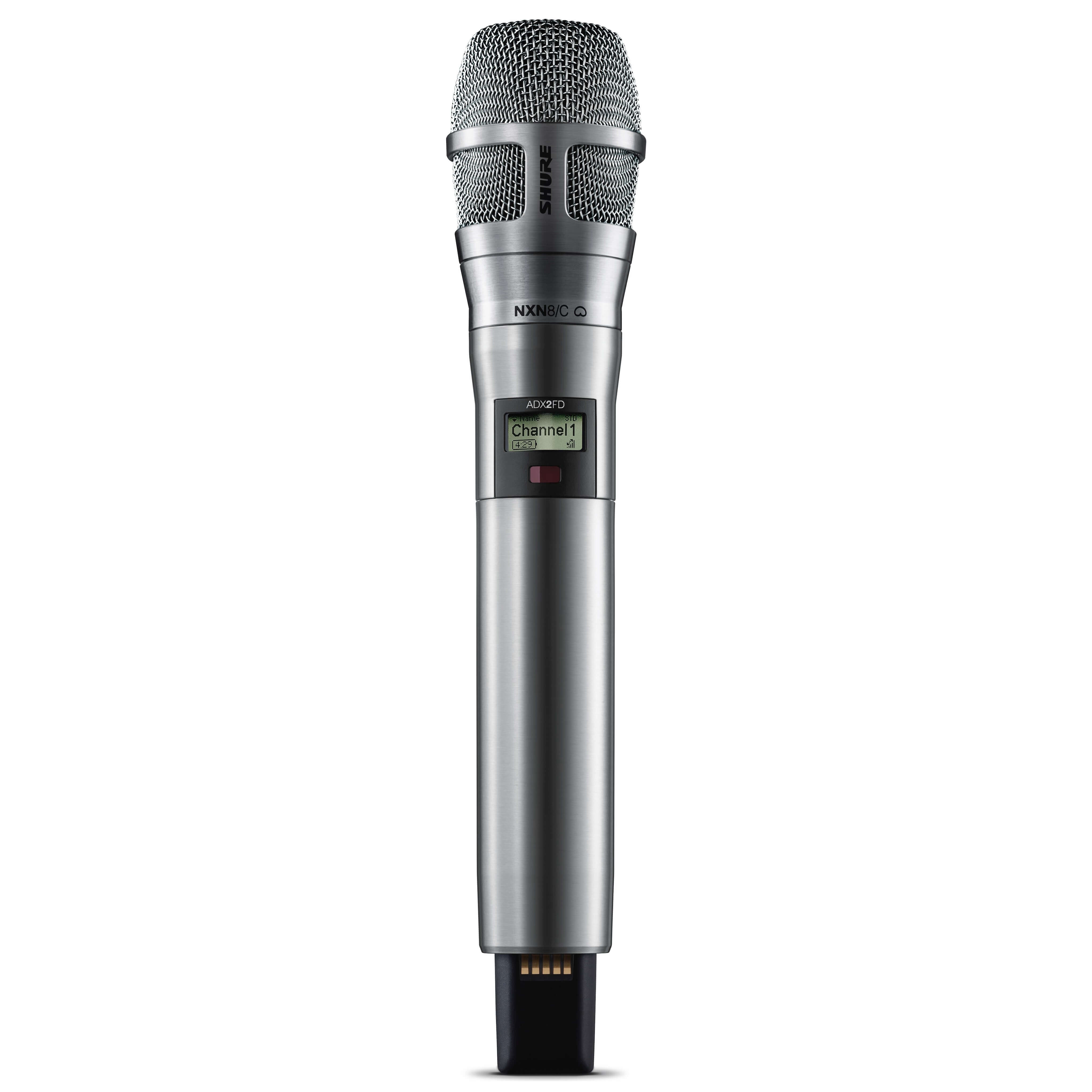 Shure ADX2FD/N8C - Axient Frequency Diversity Handheld Transmitter, nickel