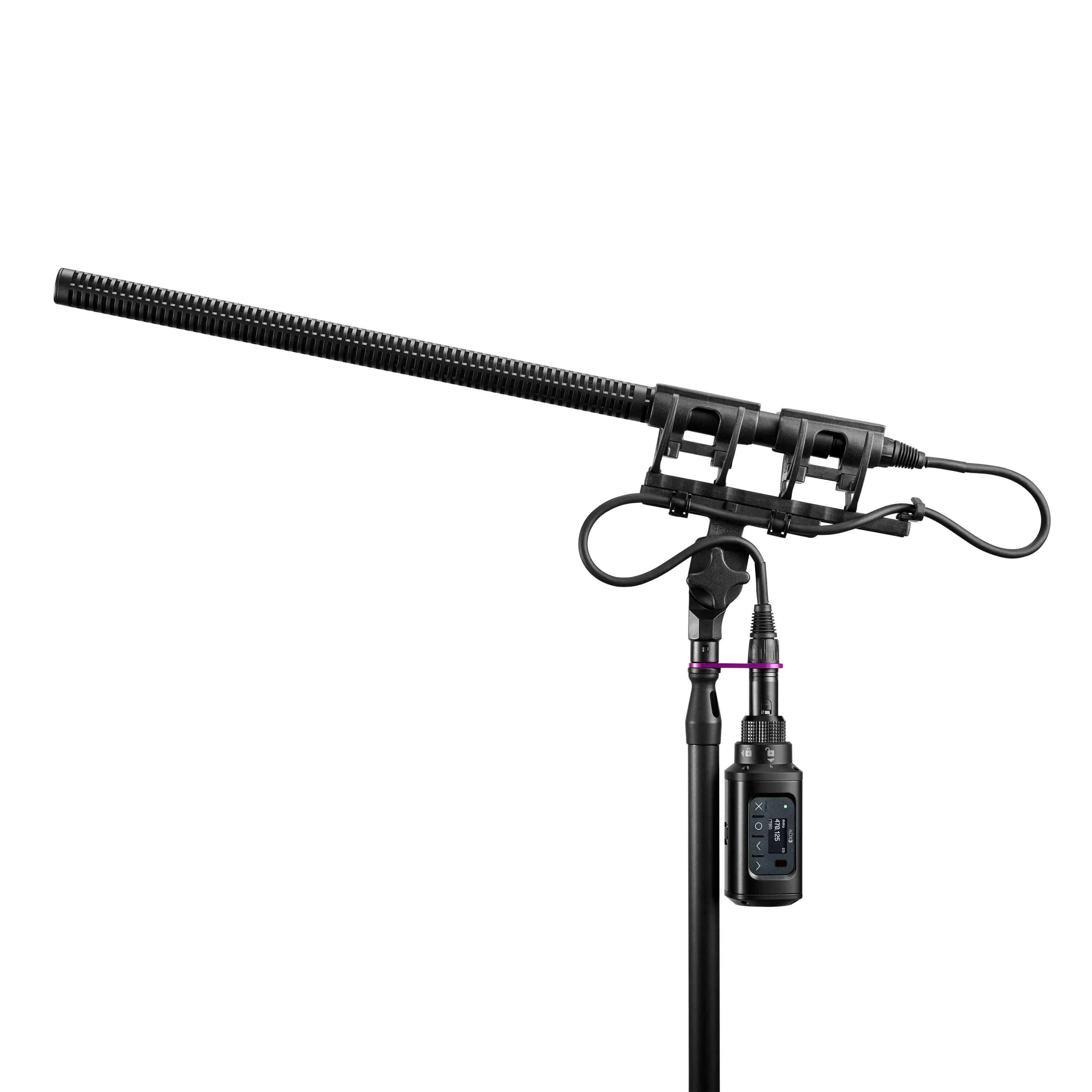 Shure ADX3 - Axient Digital Wireless Plug-On Transmitter with ShowLink, boom mic