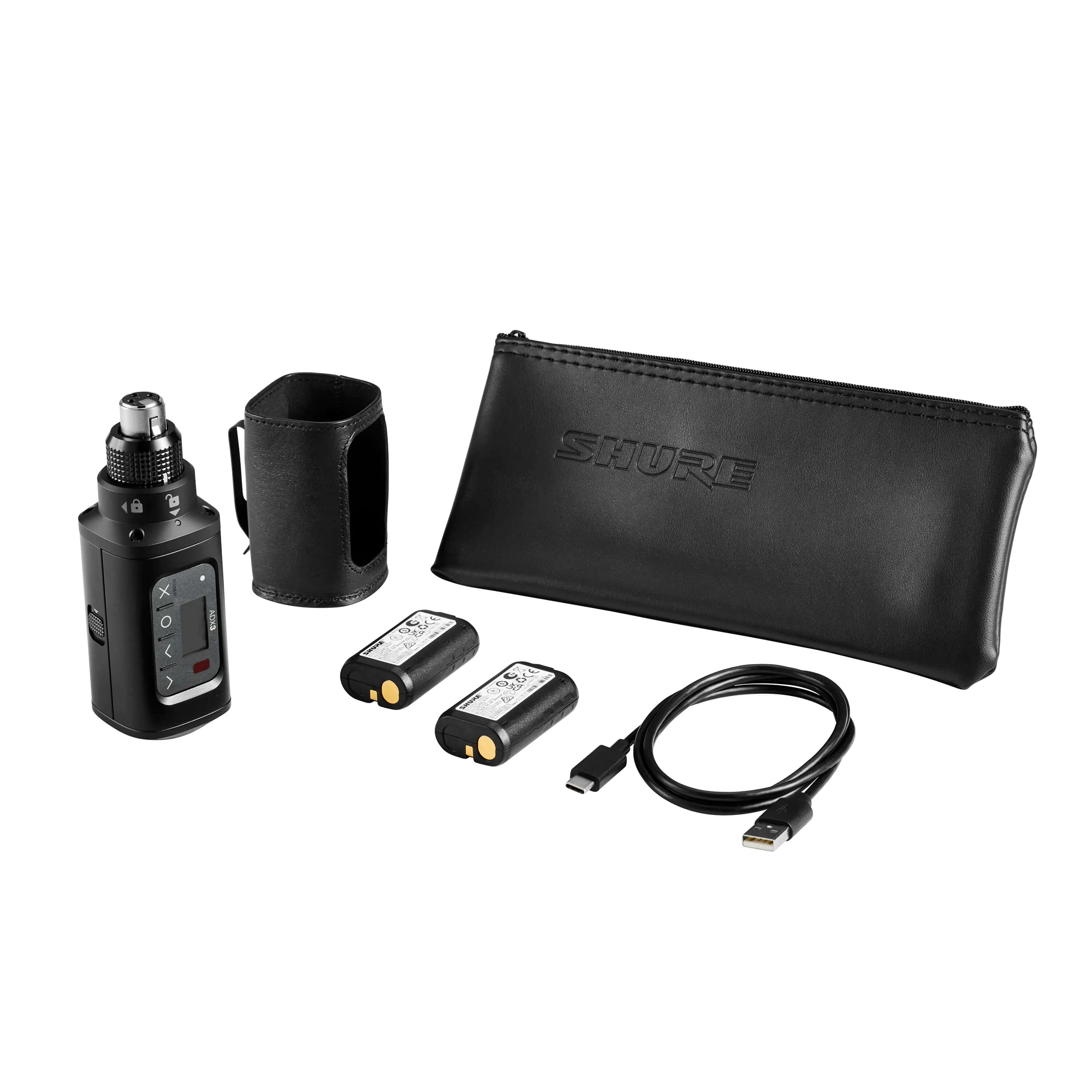 Shure ADX3 - Axient Digital Wireless Plug-On Transmitter with ShowLink, included