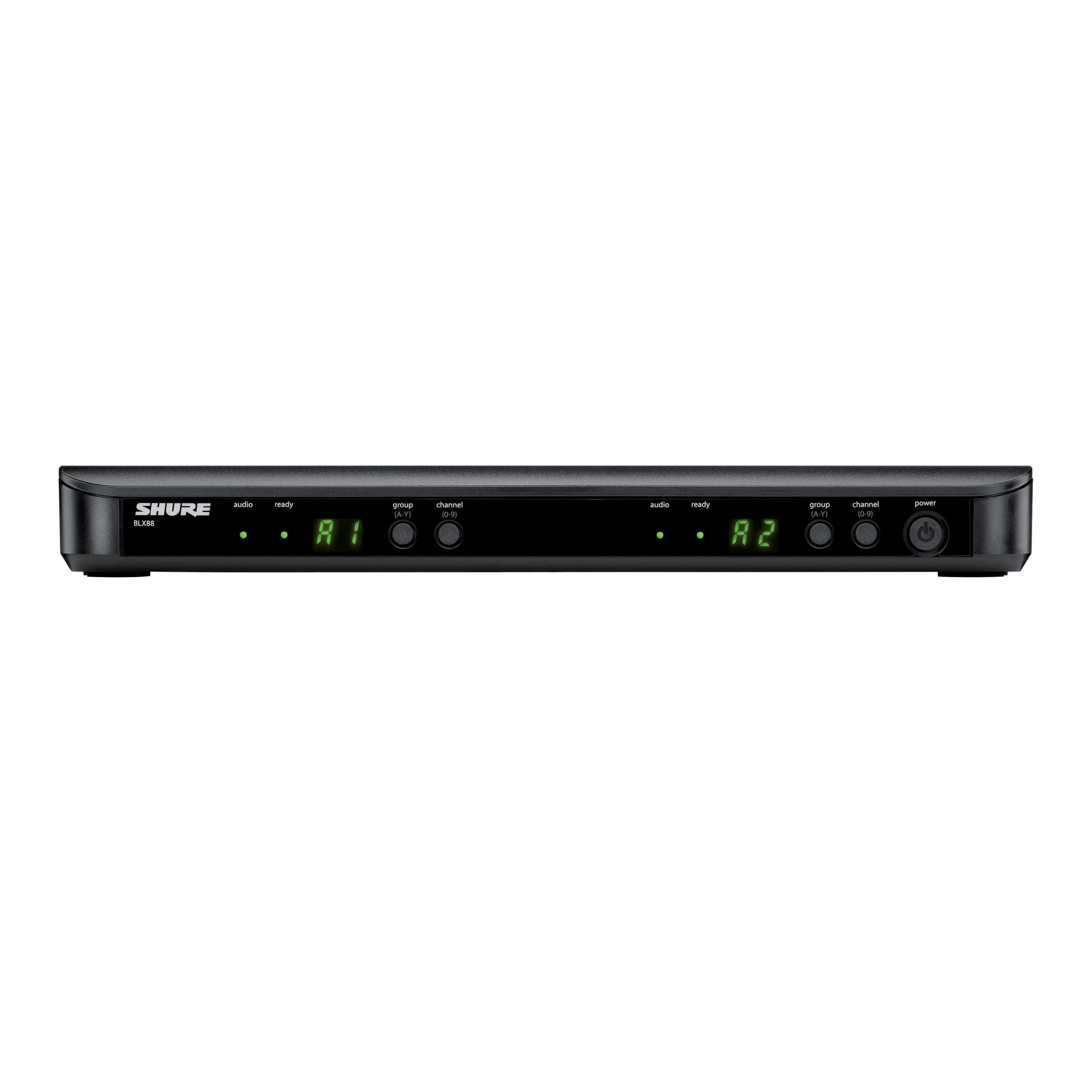 Shure BLX88 - Dual Wireless Receiver for BLX Wireless System, front