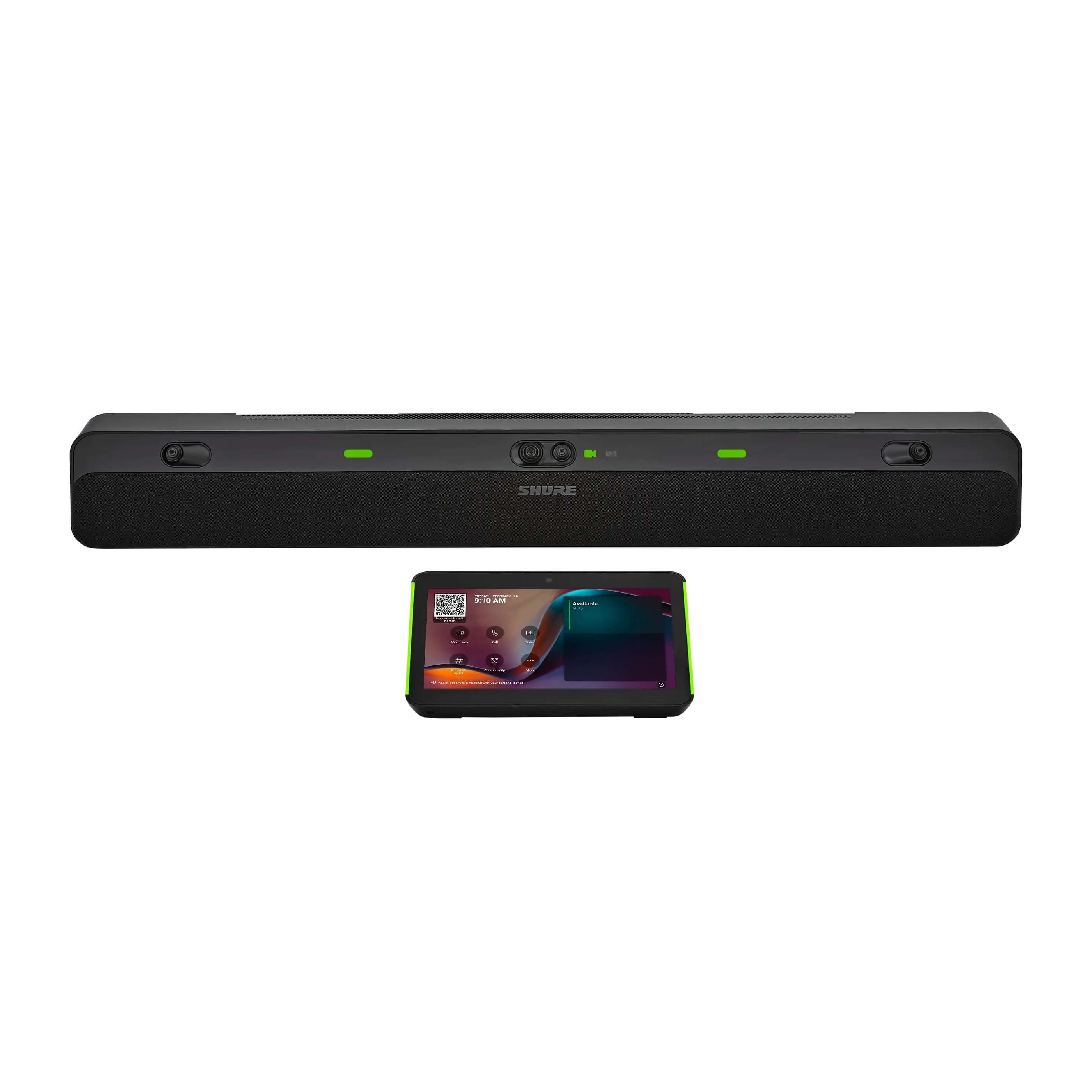 Shure IMXBPK-B - IntelliMix Bar Pro Kit with IMXTP10 Touch Panel, front