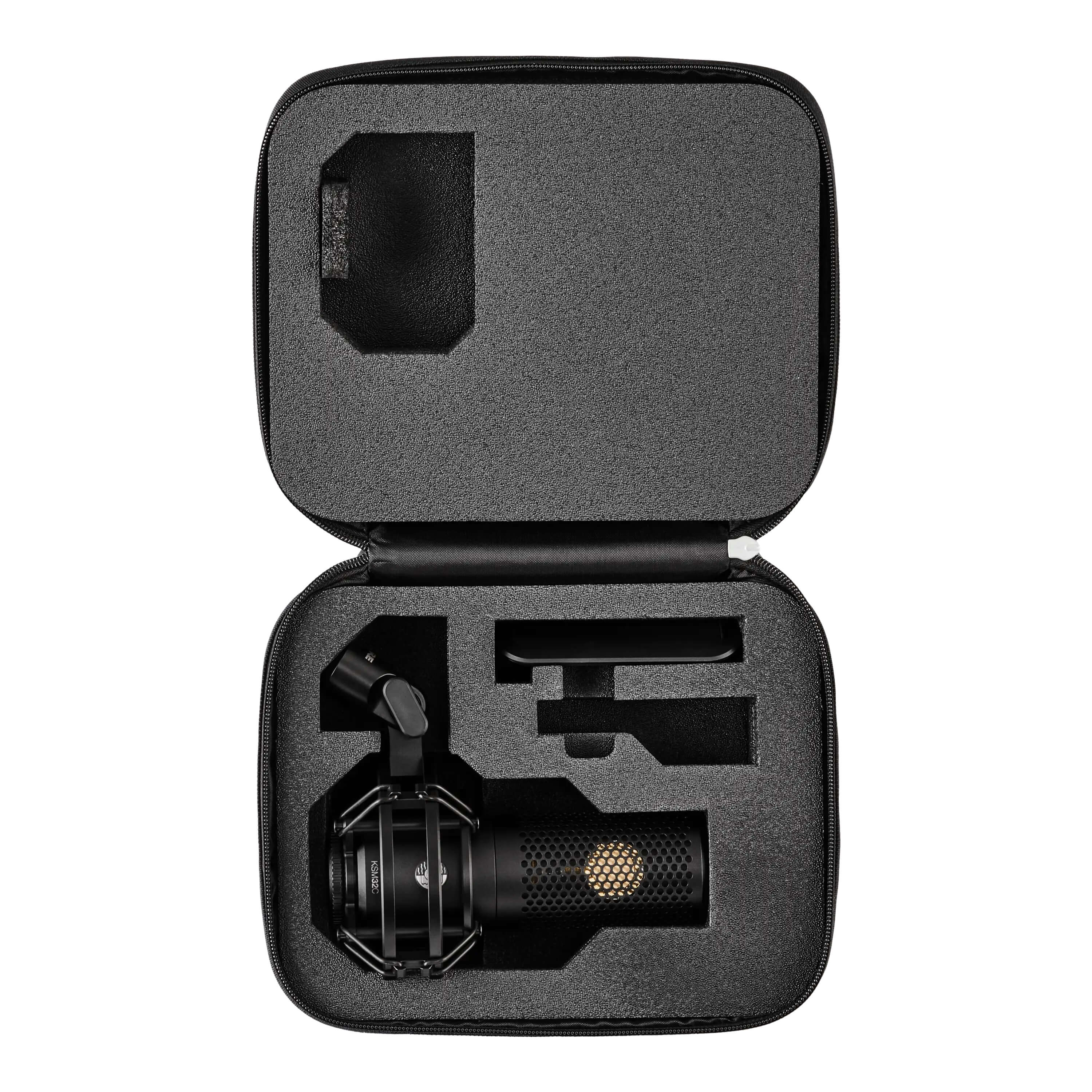 Shure KSM32C/SM - Cardioid Condenser Microphone, Studio Kit case