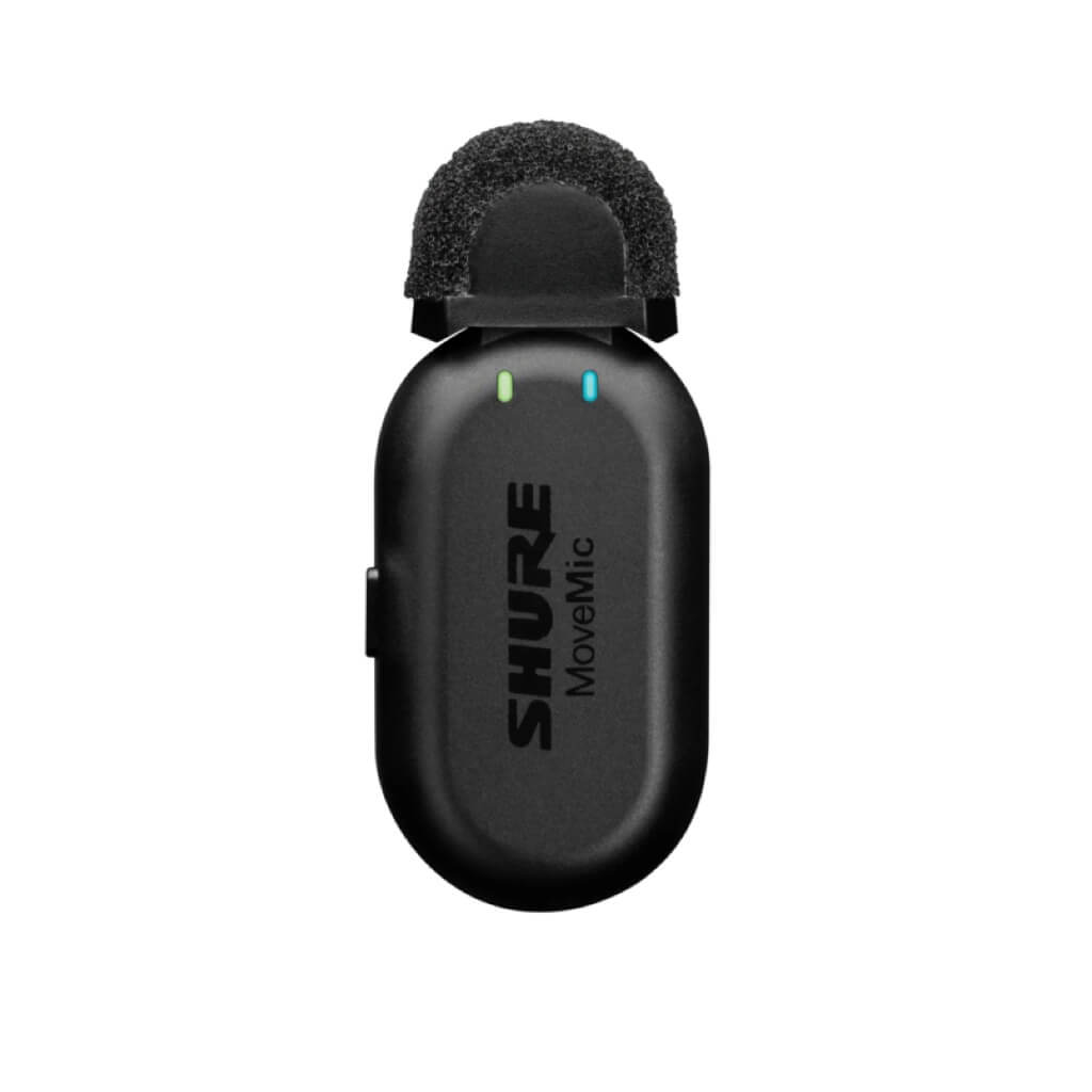 Shure MoveMic One - Single-Channel Wireless Lavalier Microphone, front