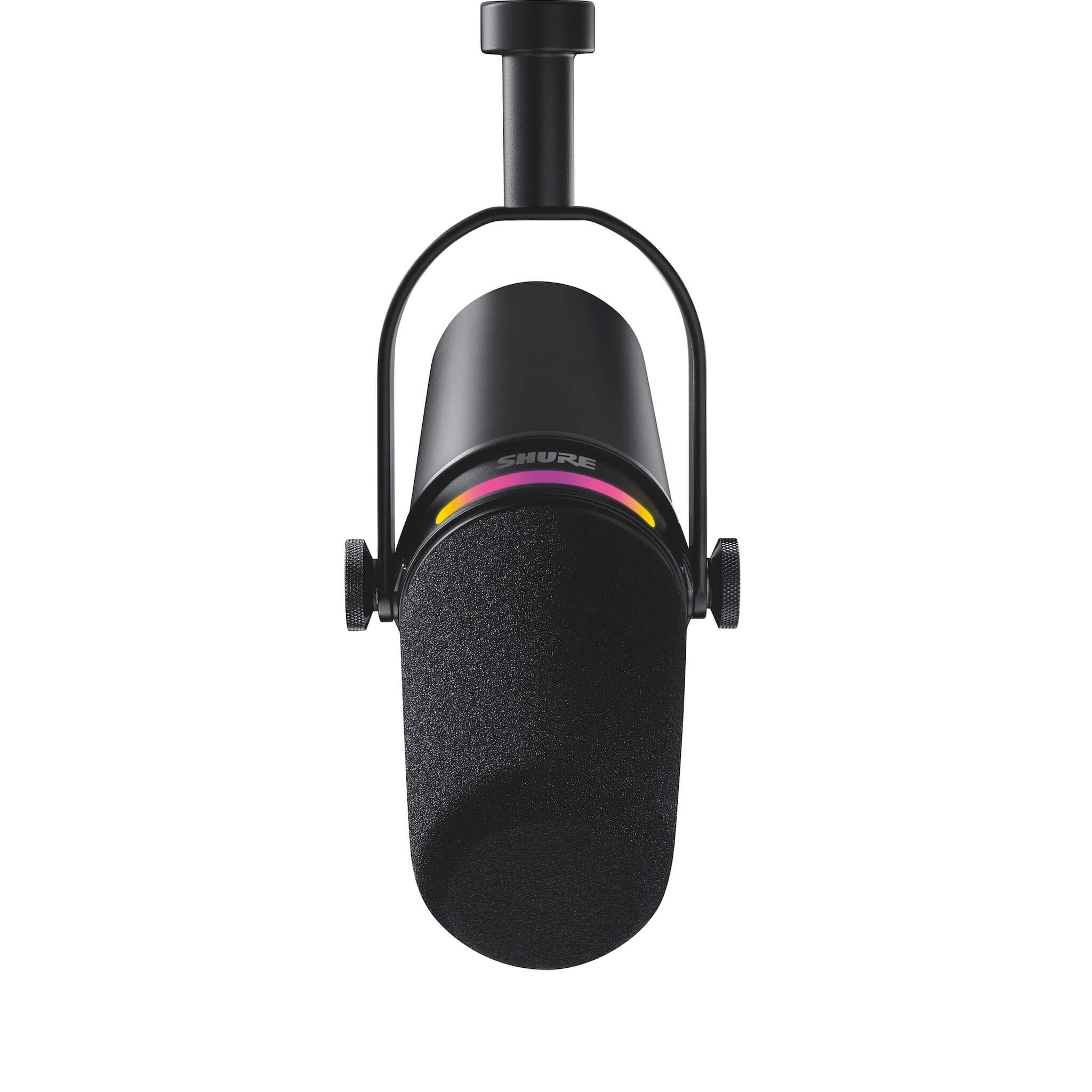 Shure MV7+-K - Podcast Microphone with USB and XLR Outputs, black front
