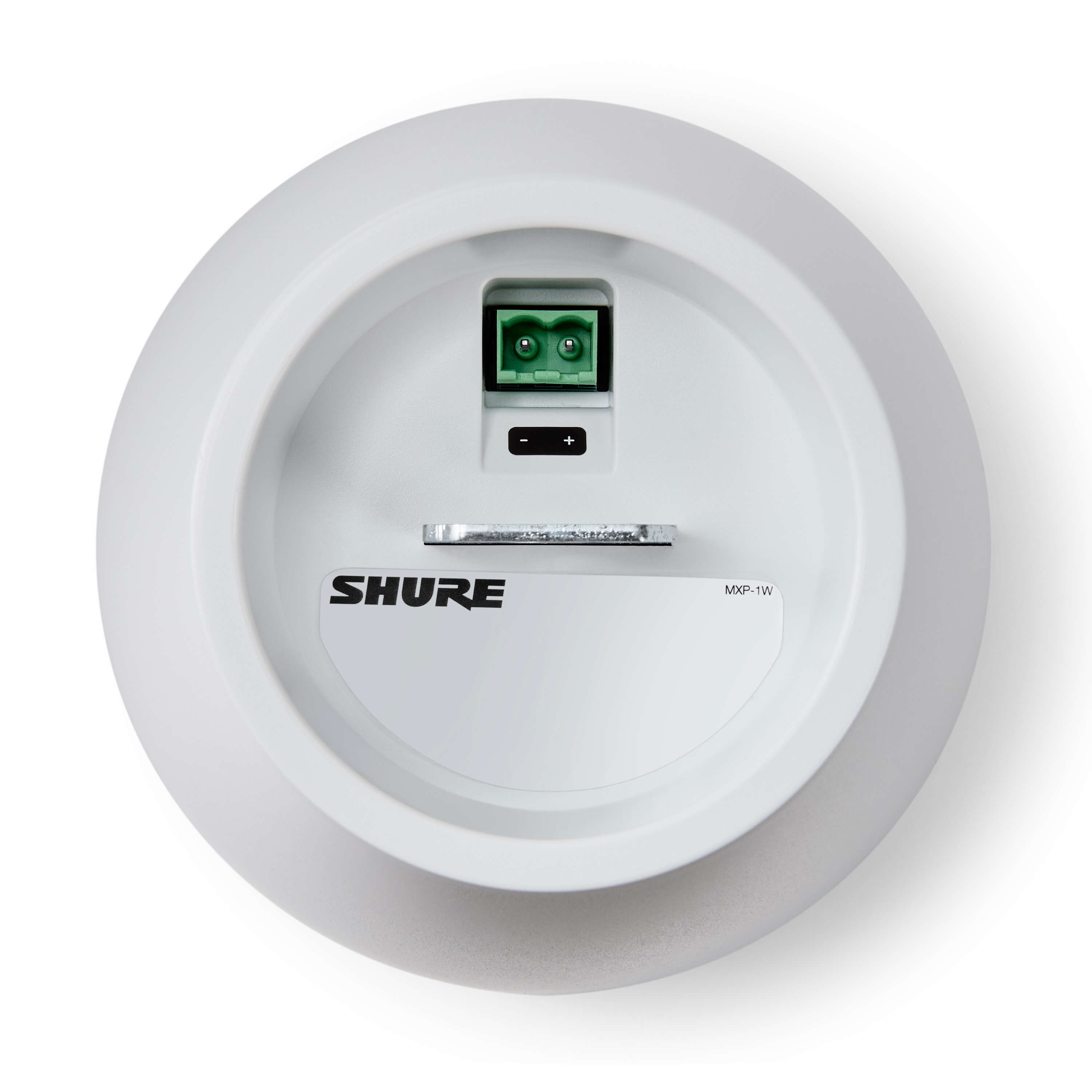 Shure MXP-1W - Microflex Mini Pendant Passive Loudspeaker, top