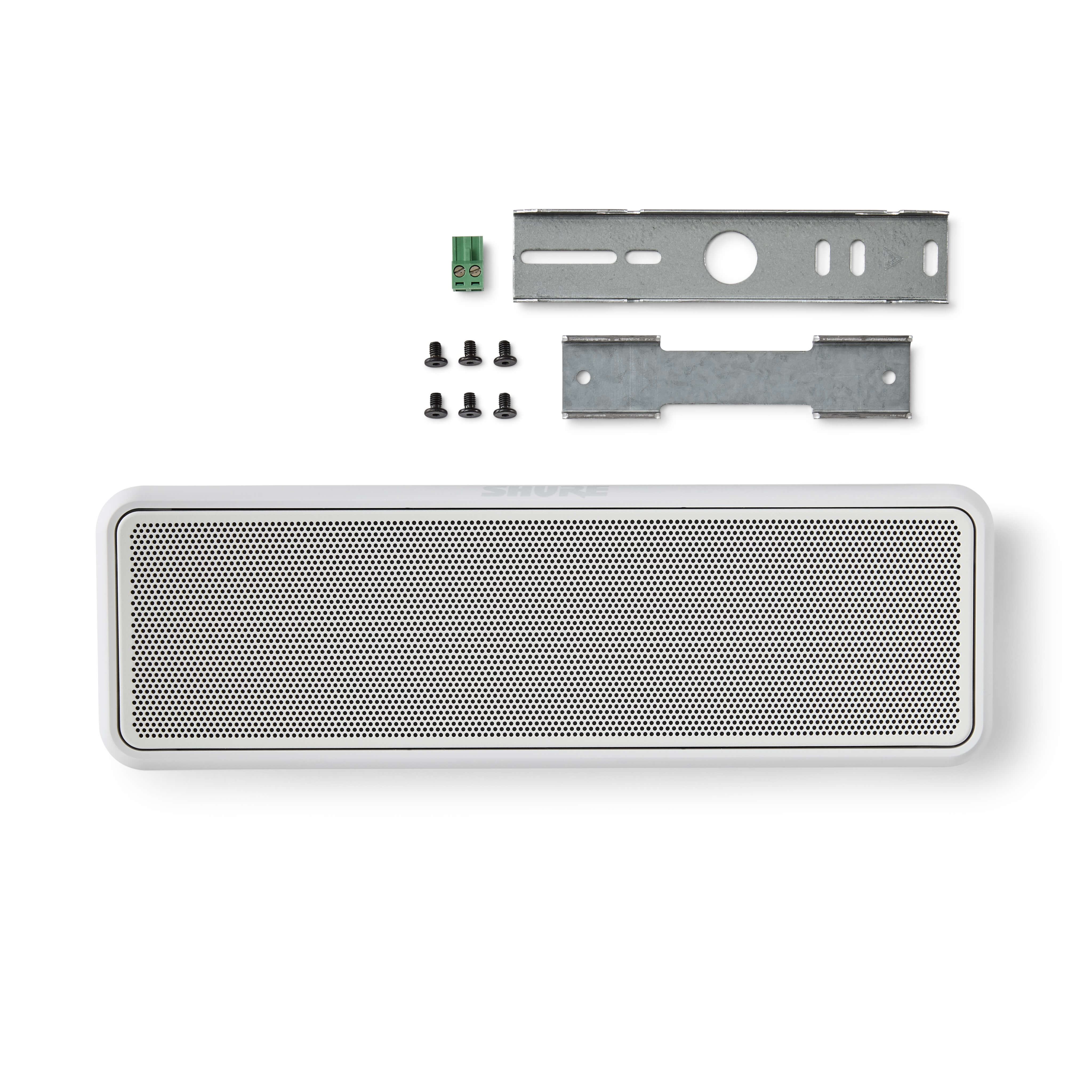 Shure MXP-3W - Microflex Wall Mount Passive Loudspeaker, box contents