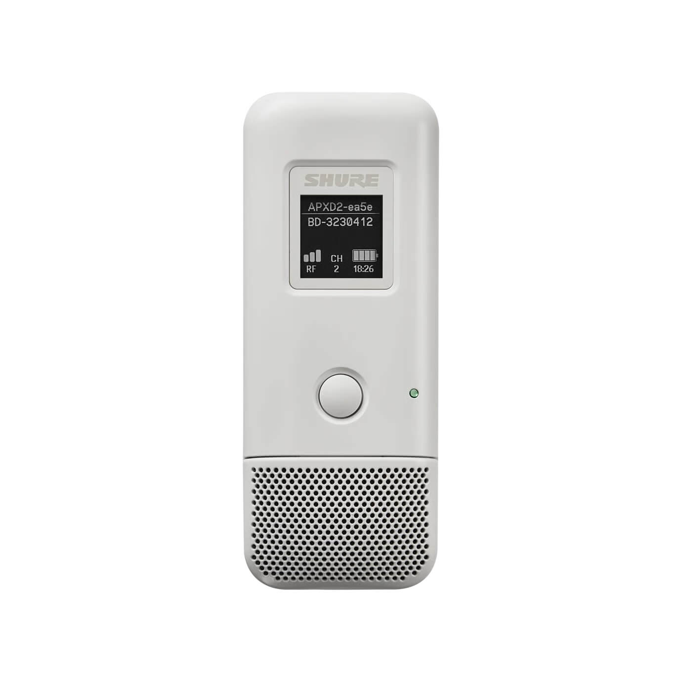 Shure MXW6X - Microflex Wireless neXt Boundary Microphone Transmitter, white