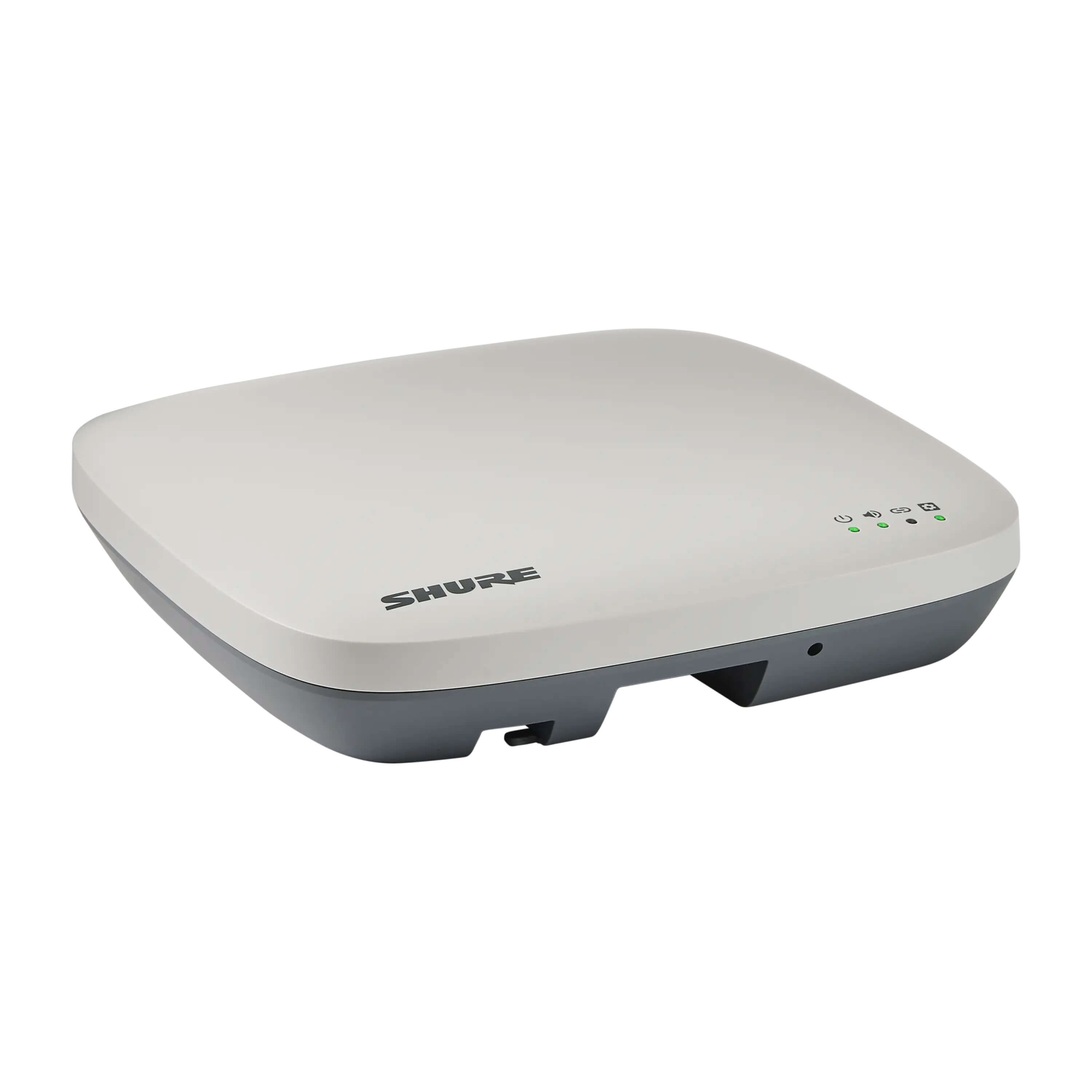 Shure MXWAPX4 - Microflex Wireless neXt 4-ch Access Point Transceiver, angle