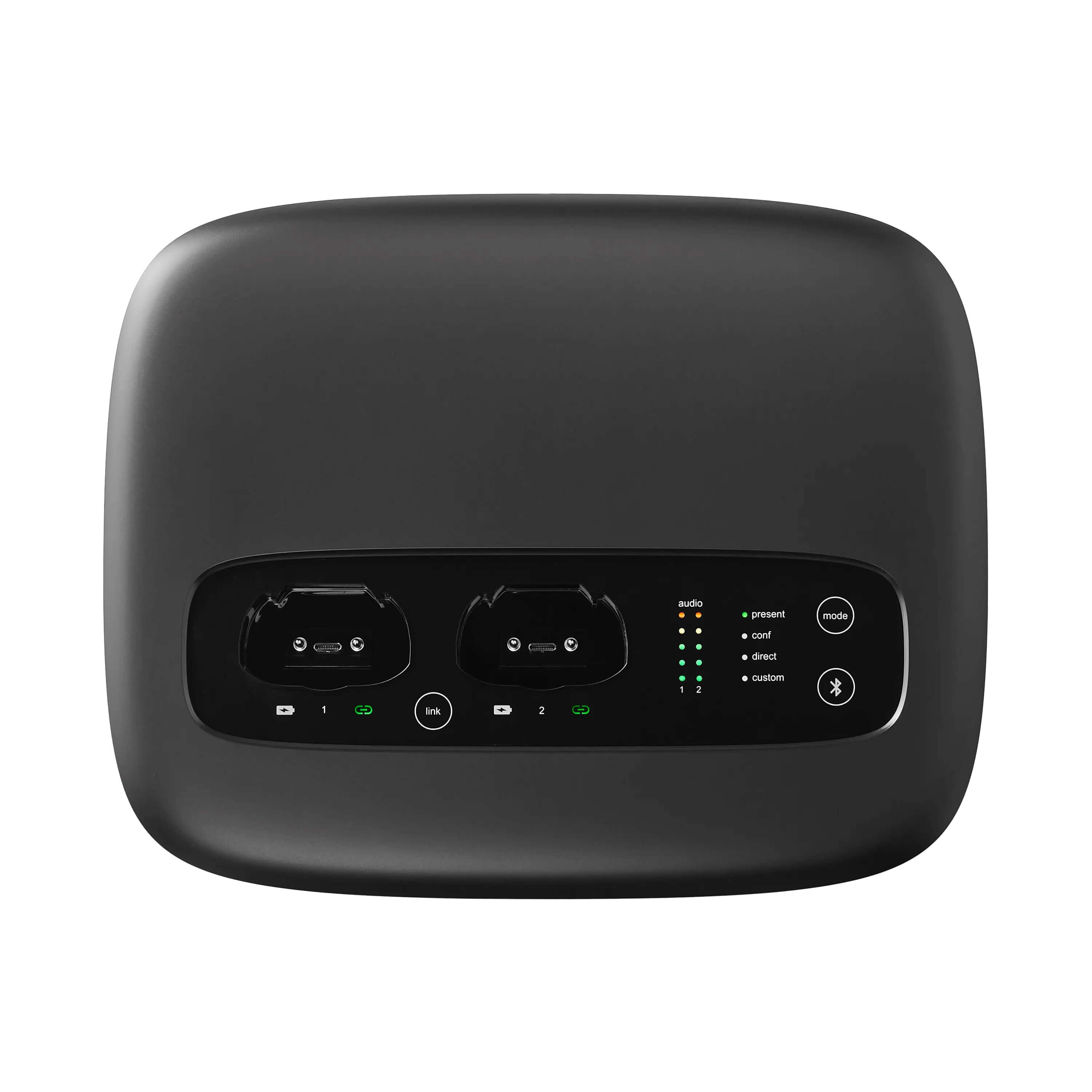 Shure MXWAPXD2 - Microflex Wireless neXt 2-ch Access Point Transceiver, top