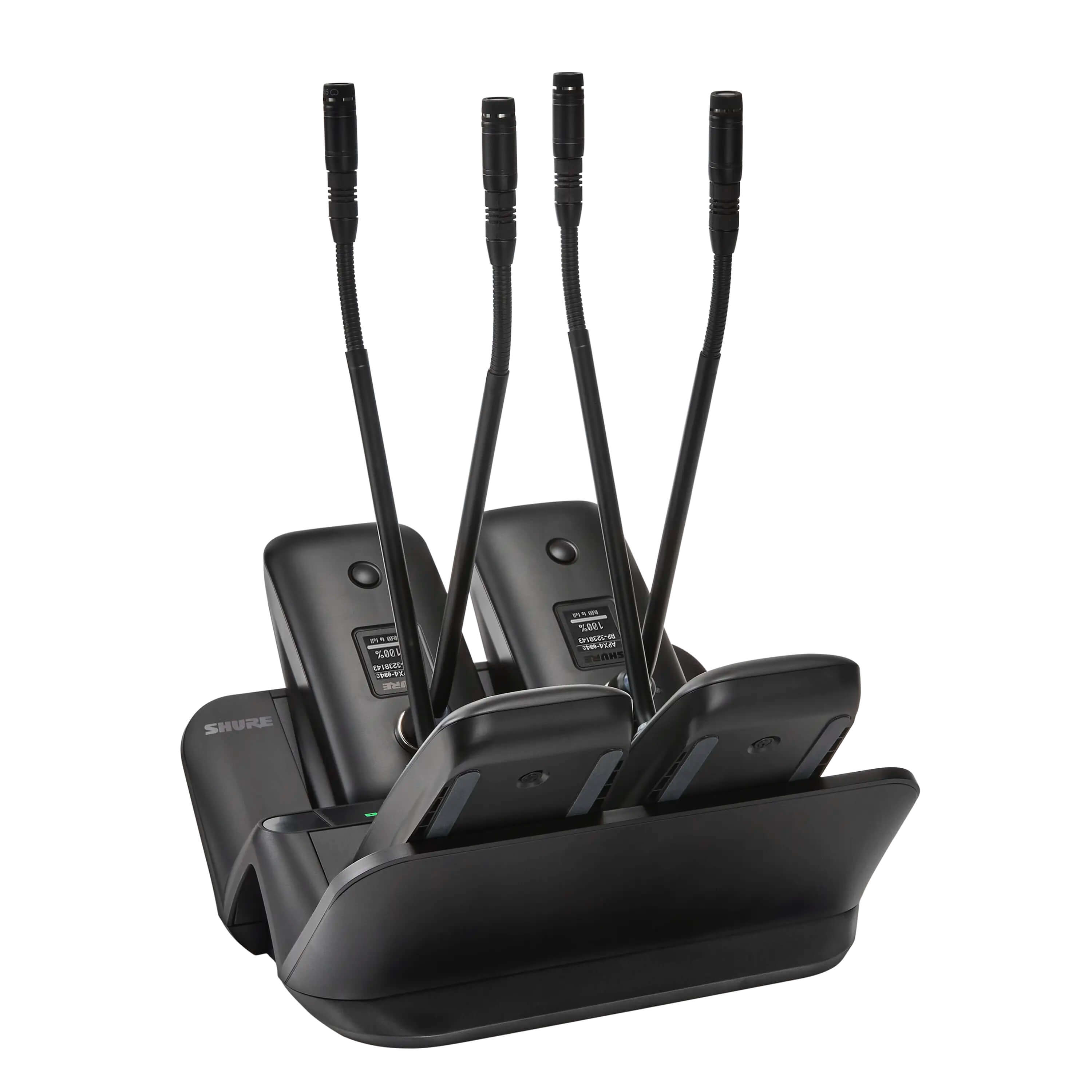 Shure MXWNDX4G - Microflex 4-port neXt Networked Charging Station, full