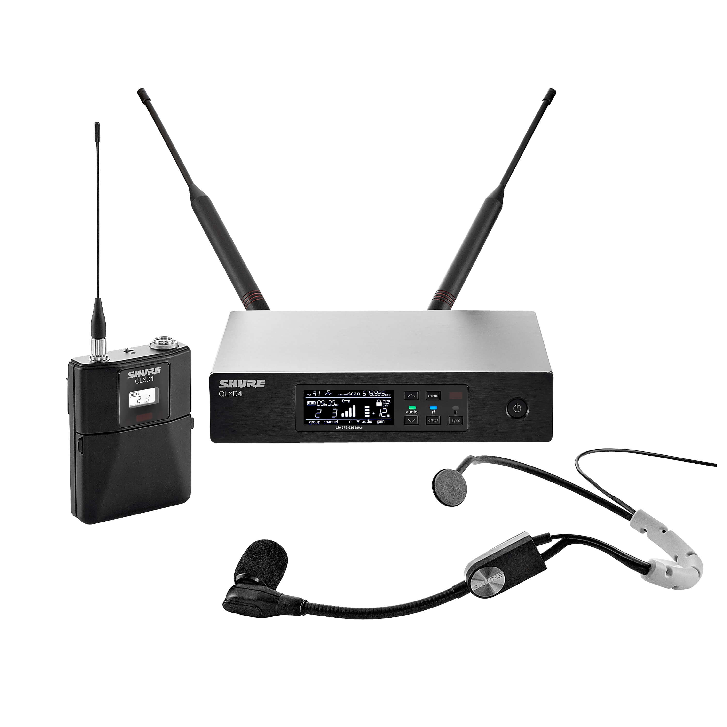 Shure QLXD14/SM35 - Wireless System with SM35 Headworn Microphone