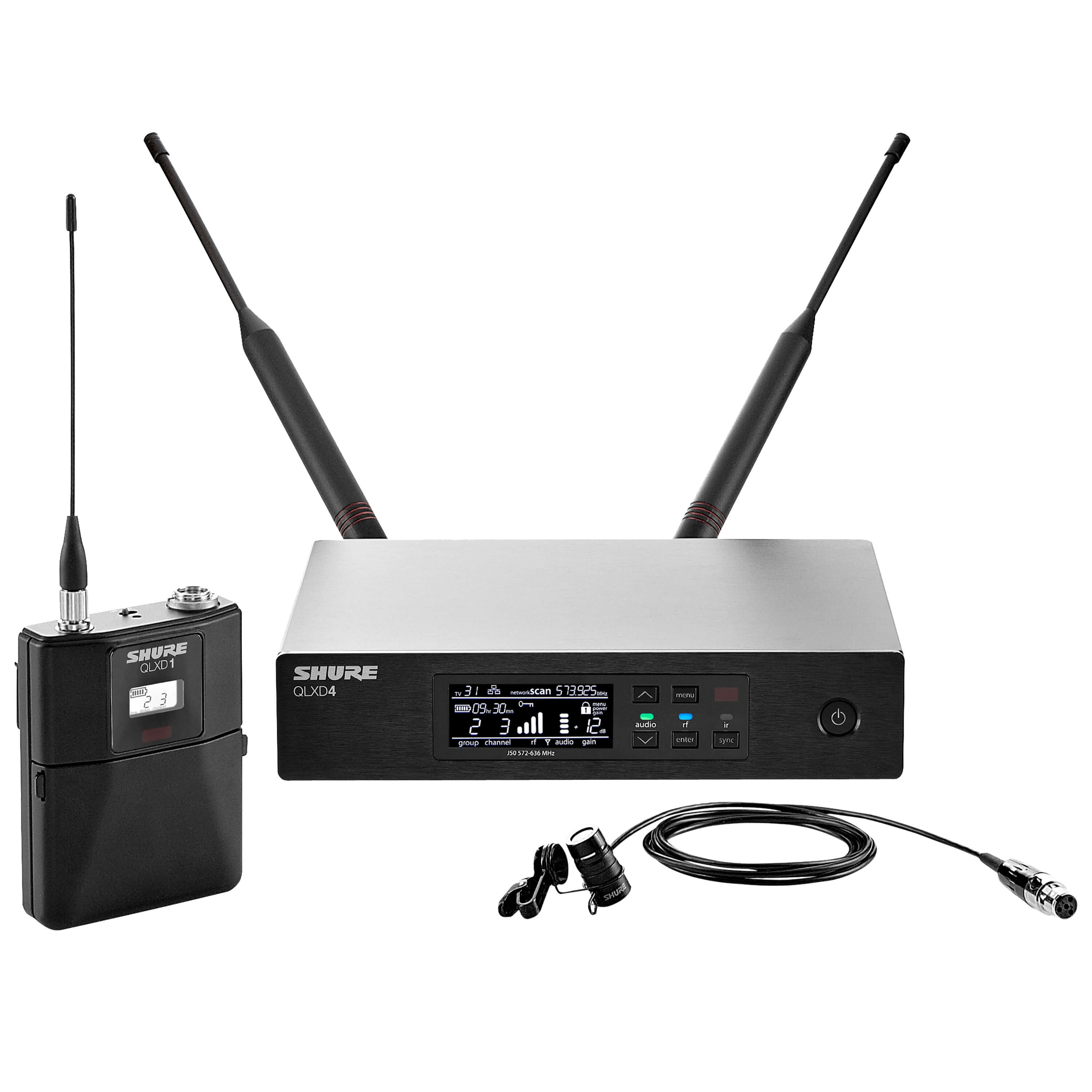 Shure QLXD14/85 - Wireless System with WL185 Lavalier Microphone