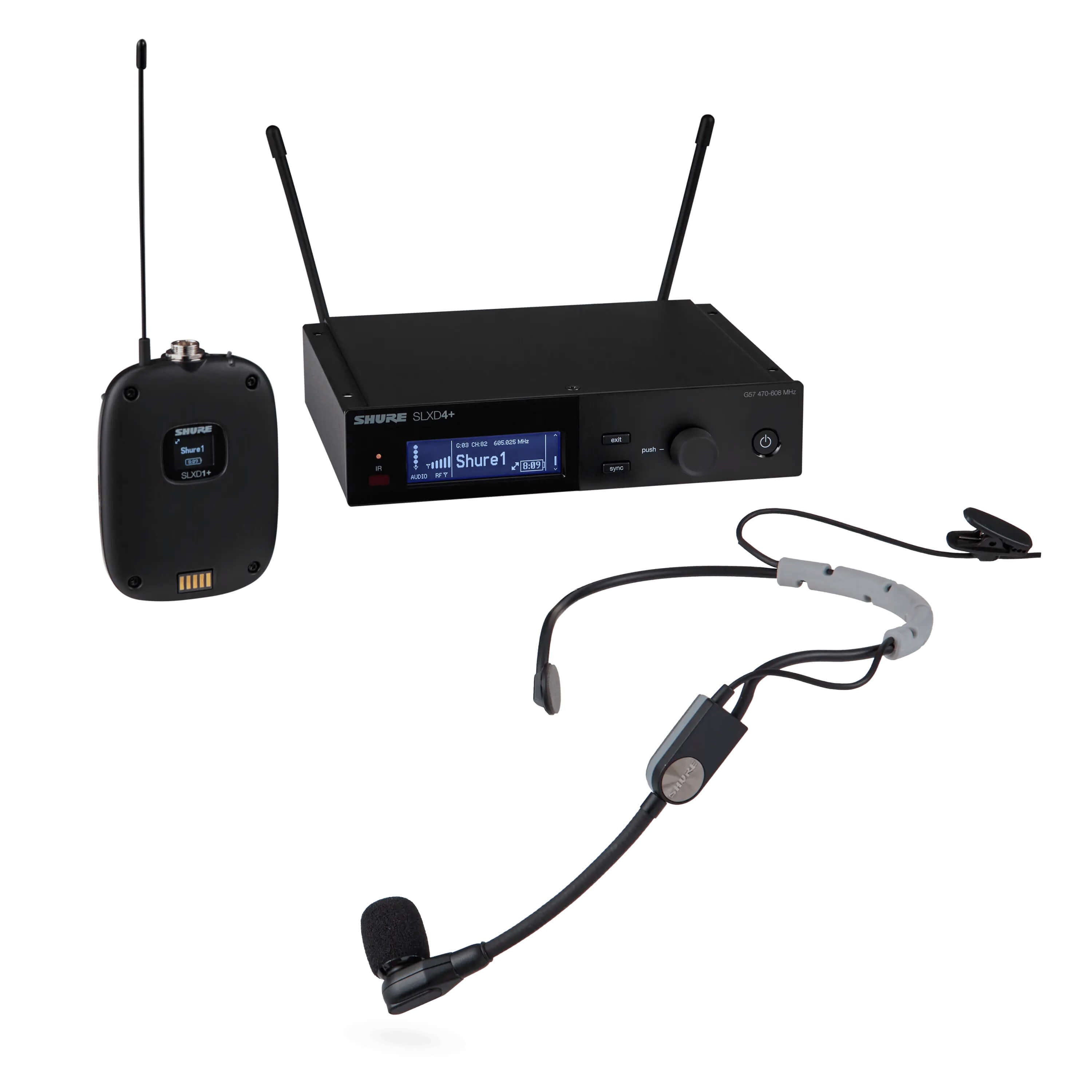 Shure SLXD14+/SM35 - Wireless Bodypack System with SM35 Headset Mic